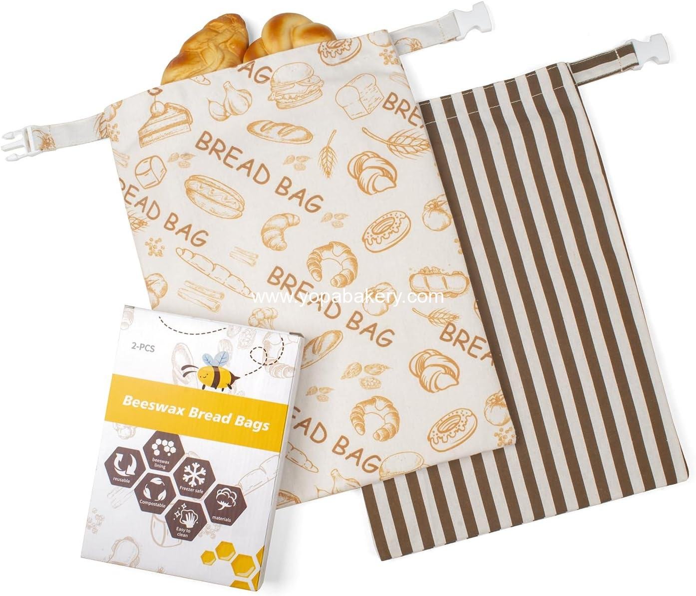 Wholesale Beeswax Bread Bags - Reusable Cotton Linen Storage Bags for Sourdough and Homemade Bread - Extra Large 2 Pack Factory Wholesale Beeswax Bread Bags - Reusable Cotton Linen Storage Bags for Sourdough and Homemade Bread - Extra Large 2 Pack Factory