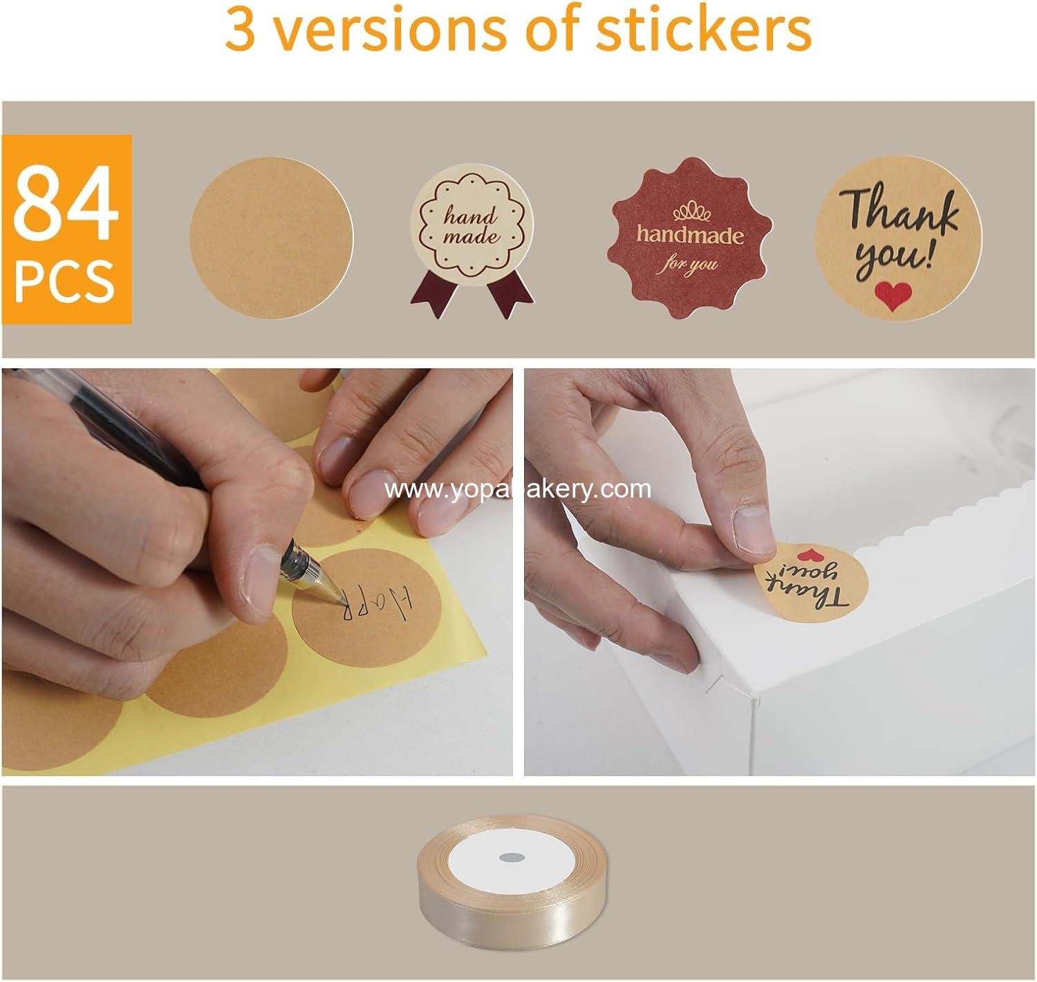 Wholesale 18pcs 14x10x4 Inch White Bakery Boxes with Cake Boards Large Window for Quarter Sheet Cakes Donuts Cupcakes Pastries Pies Factory