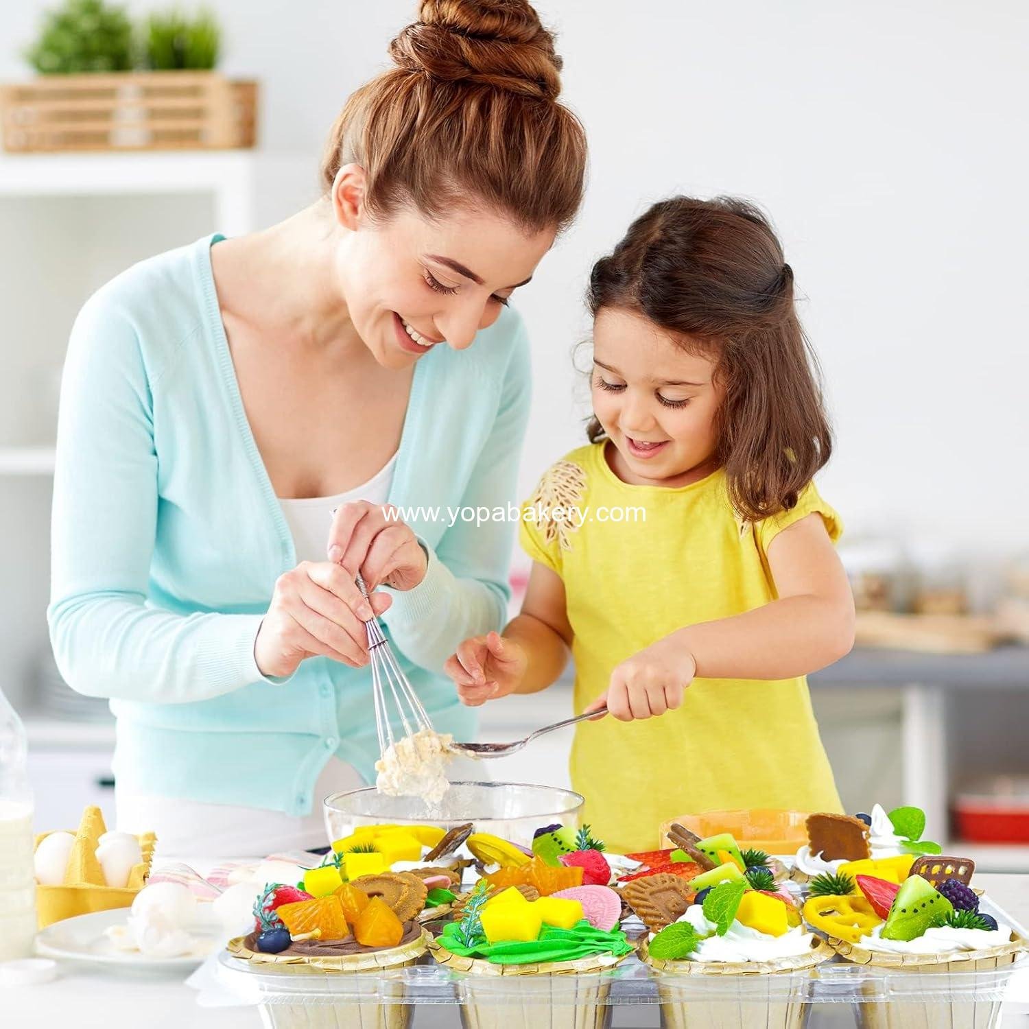 Wholesale 15 Sets 12-Count Clear Plastic Cupcake Containers Disposable Boxes Detachable Tall Lid Carriers Factory