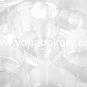 Wholesale 15 Sets 12-Count Clear Plastic Cupcake Containers Disposable Boxes Detachable Tall Lid Carriers Factory