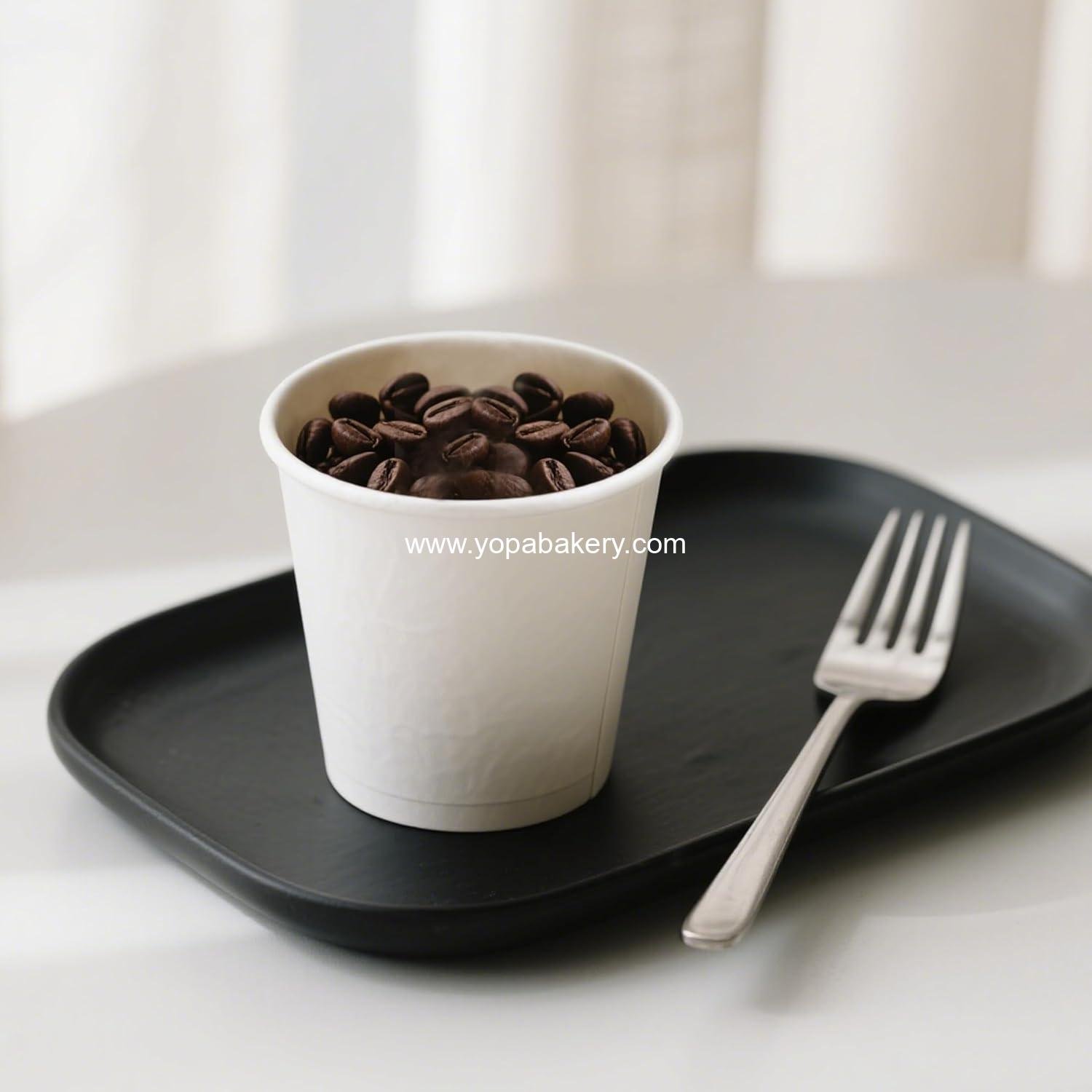 Wholesale 4oz 200 Count Disposable Espresso To Go Paper Travel Cups White Manufacturer