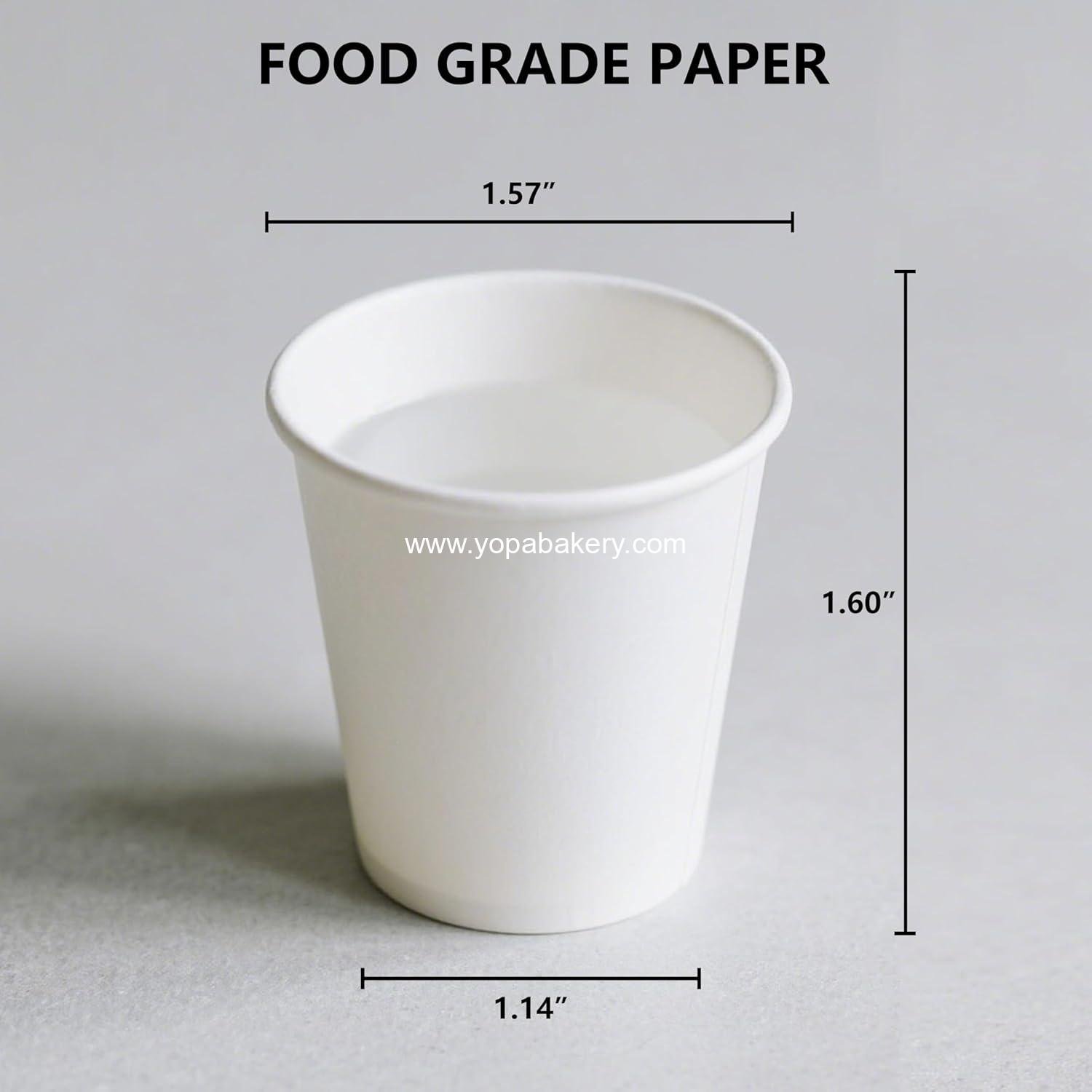 Wholesale 4oz 200 Count Disposable Espresso To Go Paper Travel Cups White Manufacturer