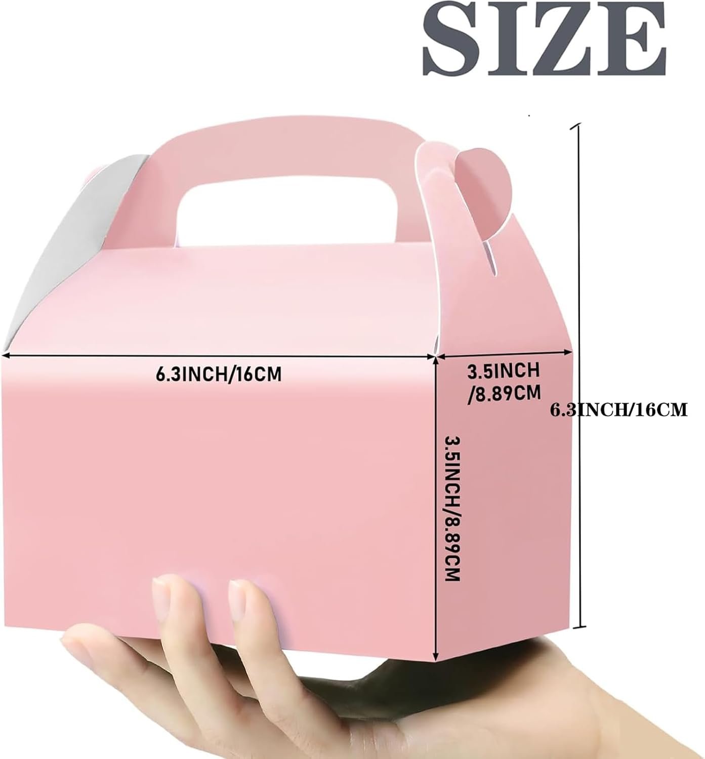Wholesale 30-Pack Colorful Gable Paper Favor Goodie Boxes with Handles for Rainbow Party Treats Manufacturer