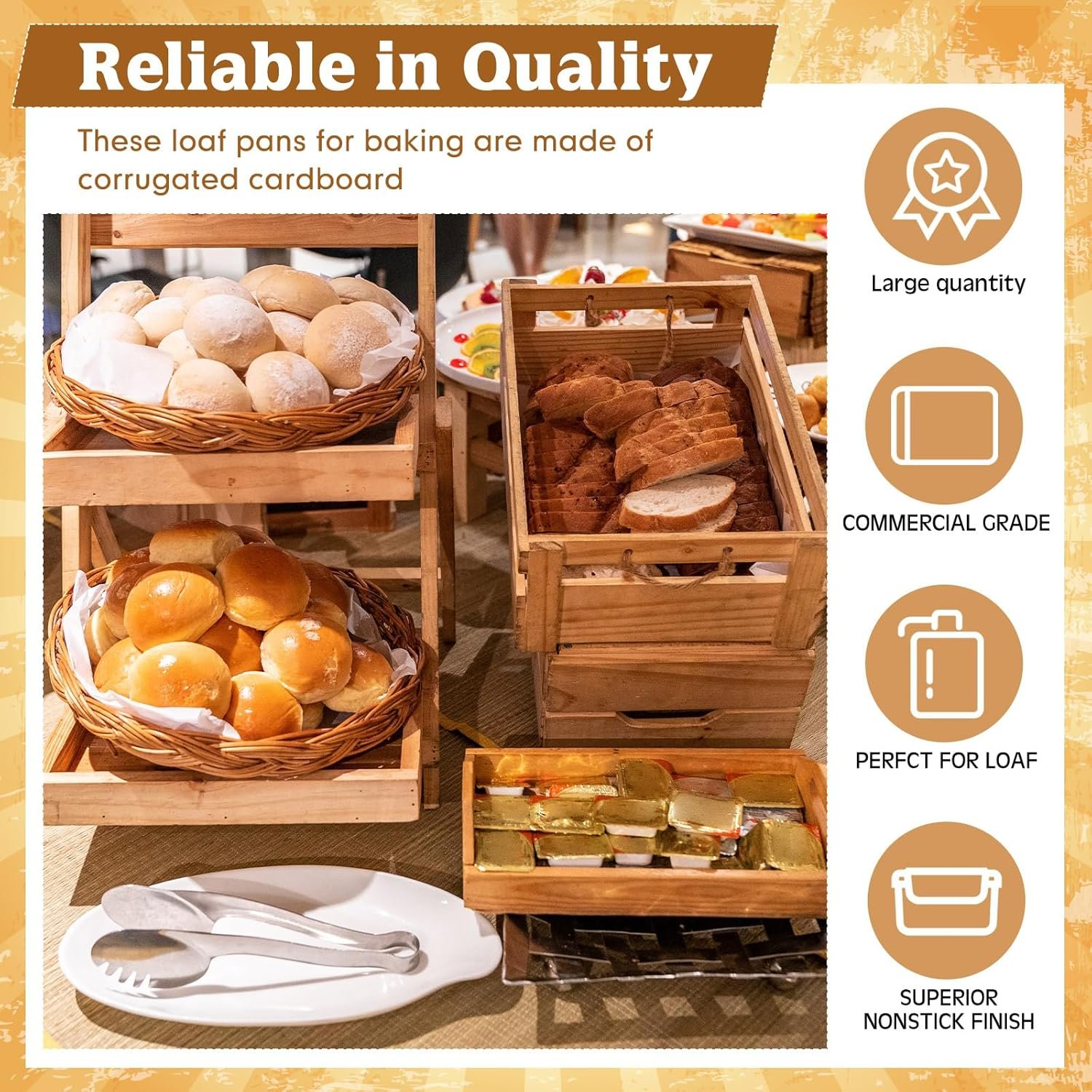 Wholesale 60 Pcs 3.1 x 1.5 x 1.5 Inch Mini Disposable Paper Kraft Loaf Pans with Lids for Cake Bread Oven Bakery Holiday Gifts Factory