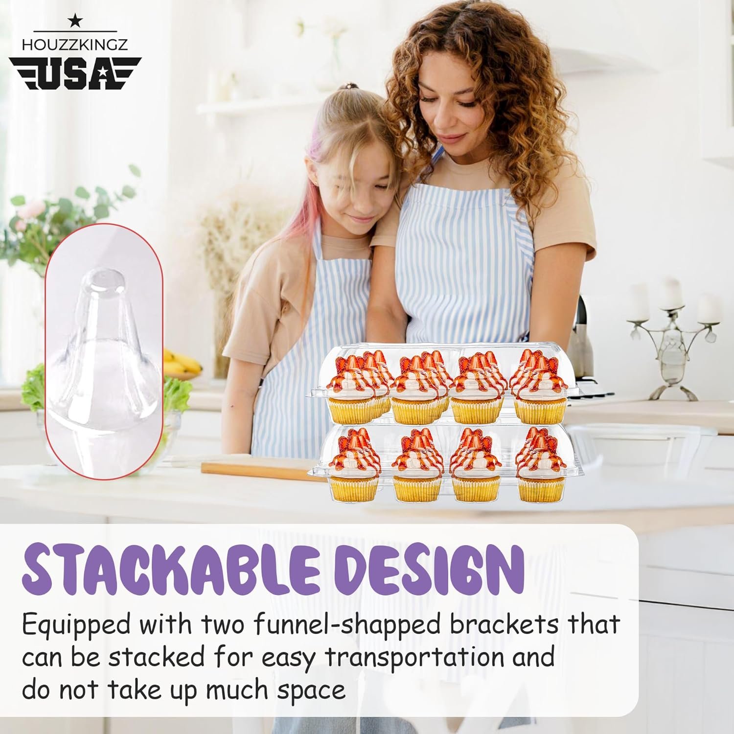 Wholesale 12-Compartment 12-Pack Plastic Cupcake Containers | Disposable Clear High Dome Holders with Detachable Lids | Stackable Sturdy Bulk Carriers for Muffins Factory Wholesale 12-Compartment 12-Pack Plastic Cupcake Containers | Disposable Clear High Dome Holders with Detachable Lids | Stackable Sturdy Bulk Carriers for Muffins Factory