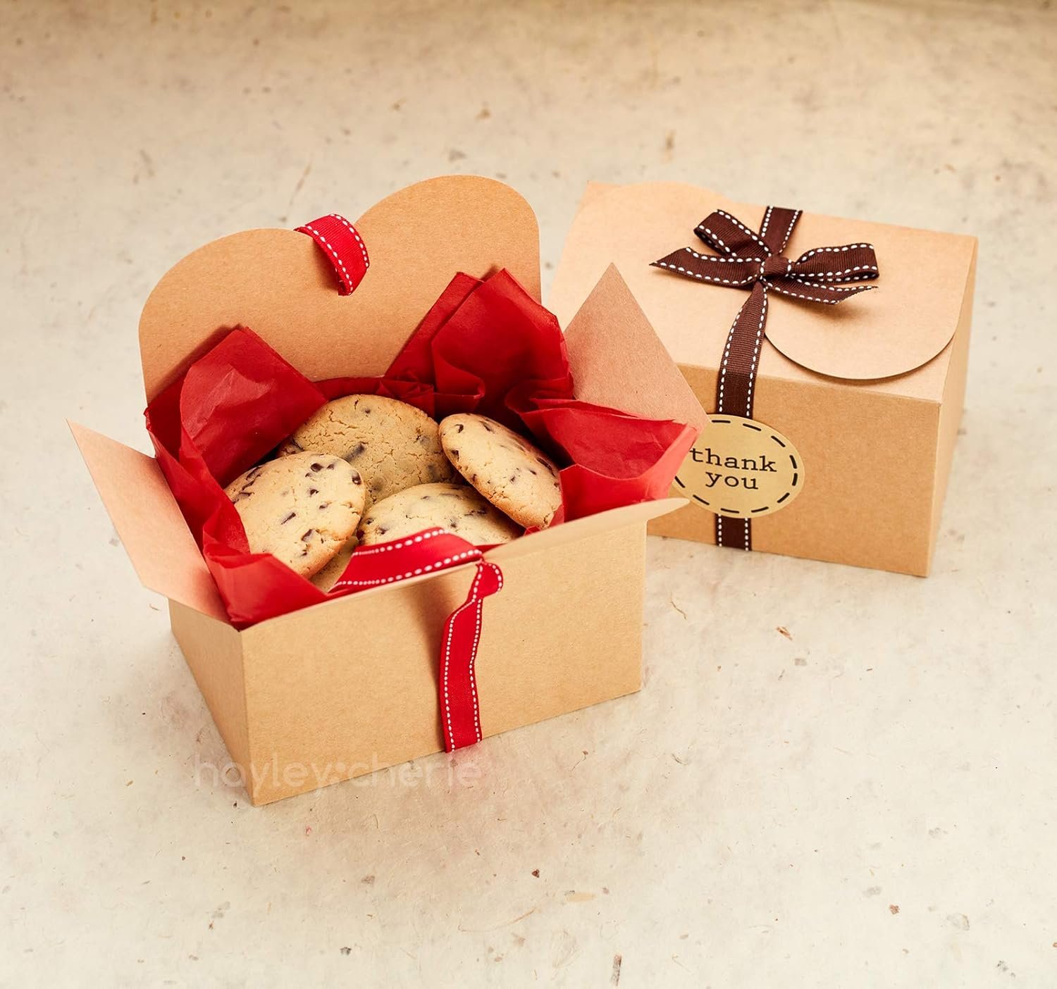 Wholesale 6.5” x 4” Brown Kraft Cookie Boxes with Ribbons Stickers (20 Pack) Small Cardboard Packaging for Gifts Baked Goods Candy Christmas Bakery Treats Empty Bulk Factory Wholesale 6.5” x 4” Brown Kraft Cookie Boxes with Ribbons Stickers (20 Pack) Small Cardboard Packaging for Gifts Baked Goods Candy Christmas Bakery Treats Empty Bulk Factory