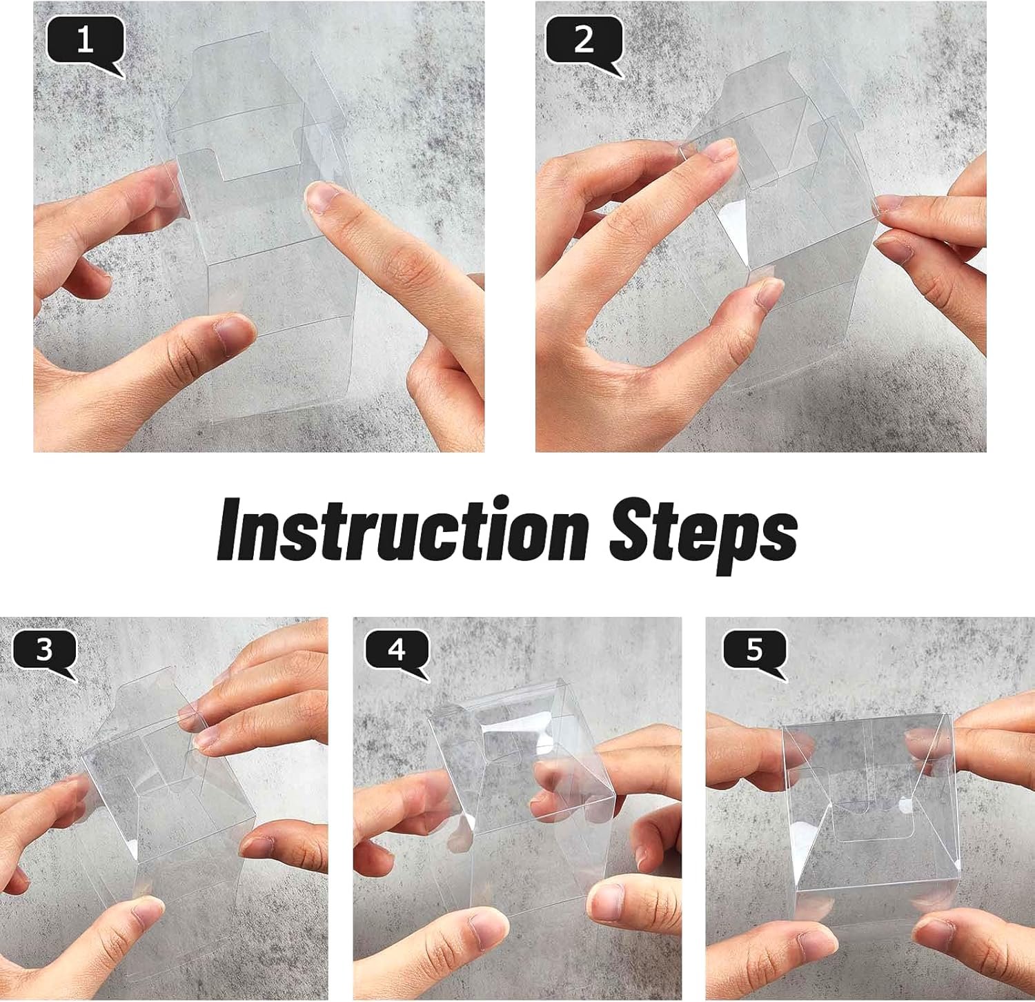 Wholesale 100 Pack 2x2x2 Inch Clear Favor Boxes with Ribbons Mini Transparent Cube for Candy Chocolate Bombs Plastic Individual Macaron Packaging Factory