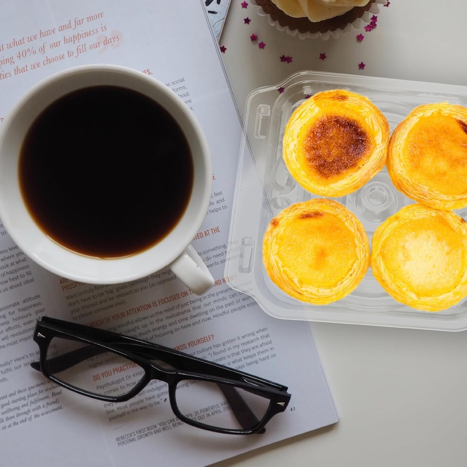 Wholesale 40-Pack 4-Compartment 4-Cavity Clear Plastic Cupcake Boxes Holders Containers Factory