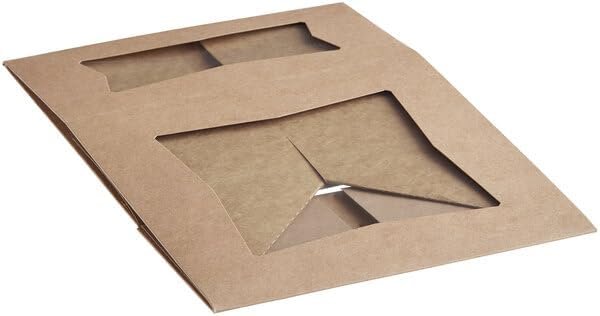 Wholesale 8x8x4 Inch Auto-Popup Square Bakery Boxes with Window Kraft Paperboard 150 Count Case for Cakes Pastries Factory