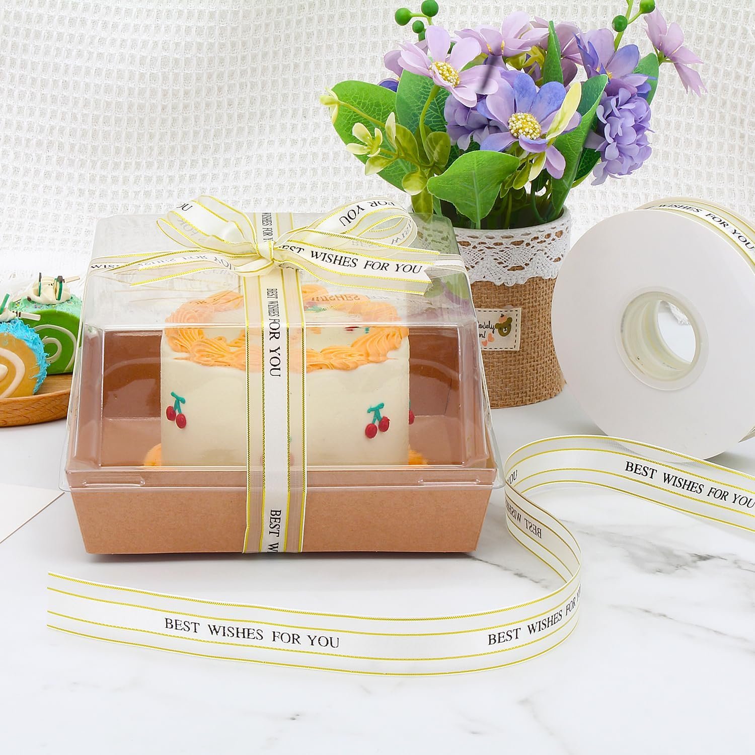 Wholesale 7x7x4 Inch Paper Charcuterie Boxes Clear Lid 25 Pack Large Disposable Bakery Containers for 4-6 Inch Cakes Cupcakes Pies Cookies Cocoa Bombs Factory