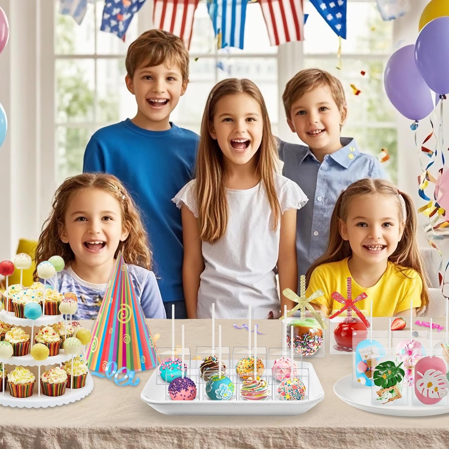 Wholesale 35-Pack Cake Pop Boxes Paper Sticks Kit Clear Hole Containers for Candy Macaron Lollipop Mini Plastic Wrapping Wedding Party Birthday Christmas Factory Wholesale 35-Pack Cake Pop Boxes Paper Sticks Kit Clear Hole Containers for Candy Macaron Lollipop Mini Plastic Wrapping Wedding Party Birthday Christmas Factory