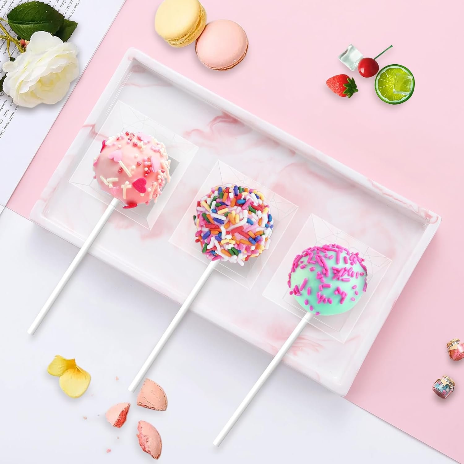 Wholesale 35-Pack Cake Pop Boxes Paper Sticks Kit Clear Hole Containers for Candy Macaron Lollipop Mini Plastic Wrapping Wedding Party Birthday Christmas Factory Wholesale 35-Pack Cake Pop Boxes Paper Sticks Kit Clear Hole Containers for Candy Macaron Lollipop Mini Plastic Wrapping Wedding Party Birthday Christmas Factory