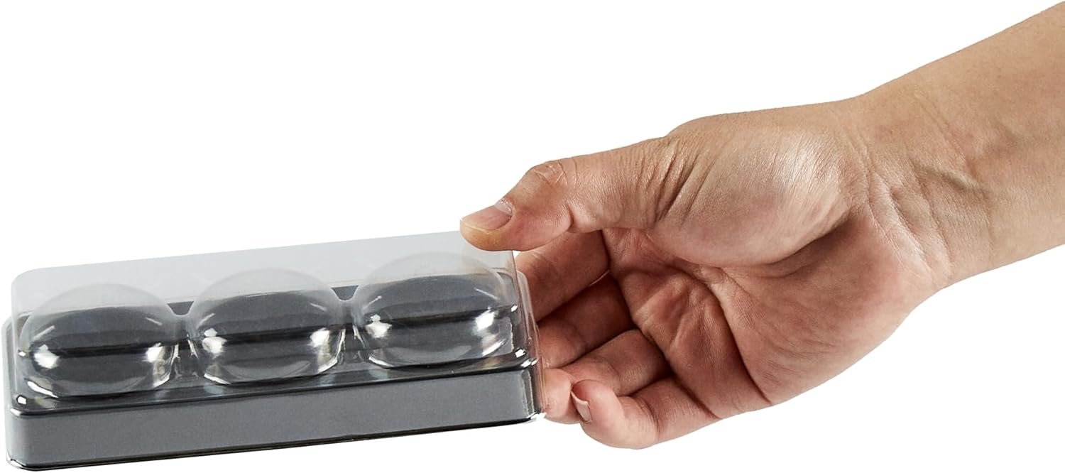 Wholesale 5.7 x 2.2 x 1.4 Inch Macaron Boxes 100 Pack Fits 3 Durable Disposable Black PET Plastic Shockproof Clear Lid Factory Wholesale 5.7 x 2.2 x 1.4 Inch Macaron Boxes 100 Pack Fits 3 Durable Disposable Black PET Plastic Shockproof Clear Lid Factory