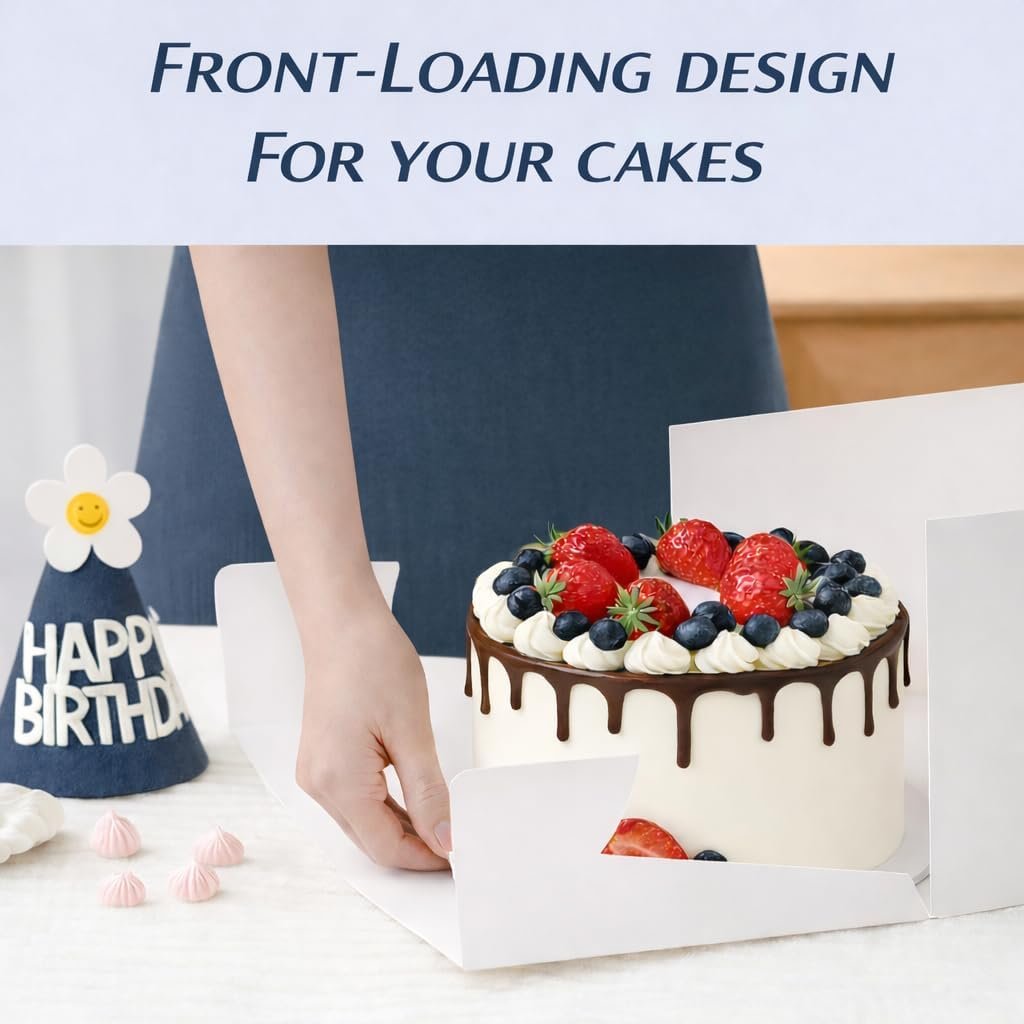 Wholesale 5-Pack 12x12x8 Tall Cake Boxes with 0.5