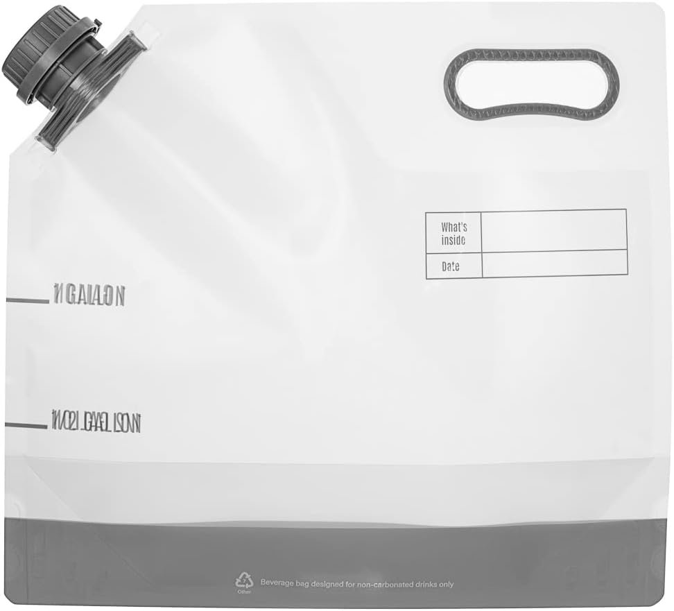 Wholesale 1-Gallon Collapsible Water Bags 10-Pack Clear Plastic Beverage Containers Tamper-Evident Caps Durable Handle for Events Camping Hiking Factory Wholesale 1-Gallon Collapsible Water Bags 10-Pack Clear Plastic Beverage Containers Tamper-Evident Caps Durable Handle for Events Camping Hiking Factory