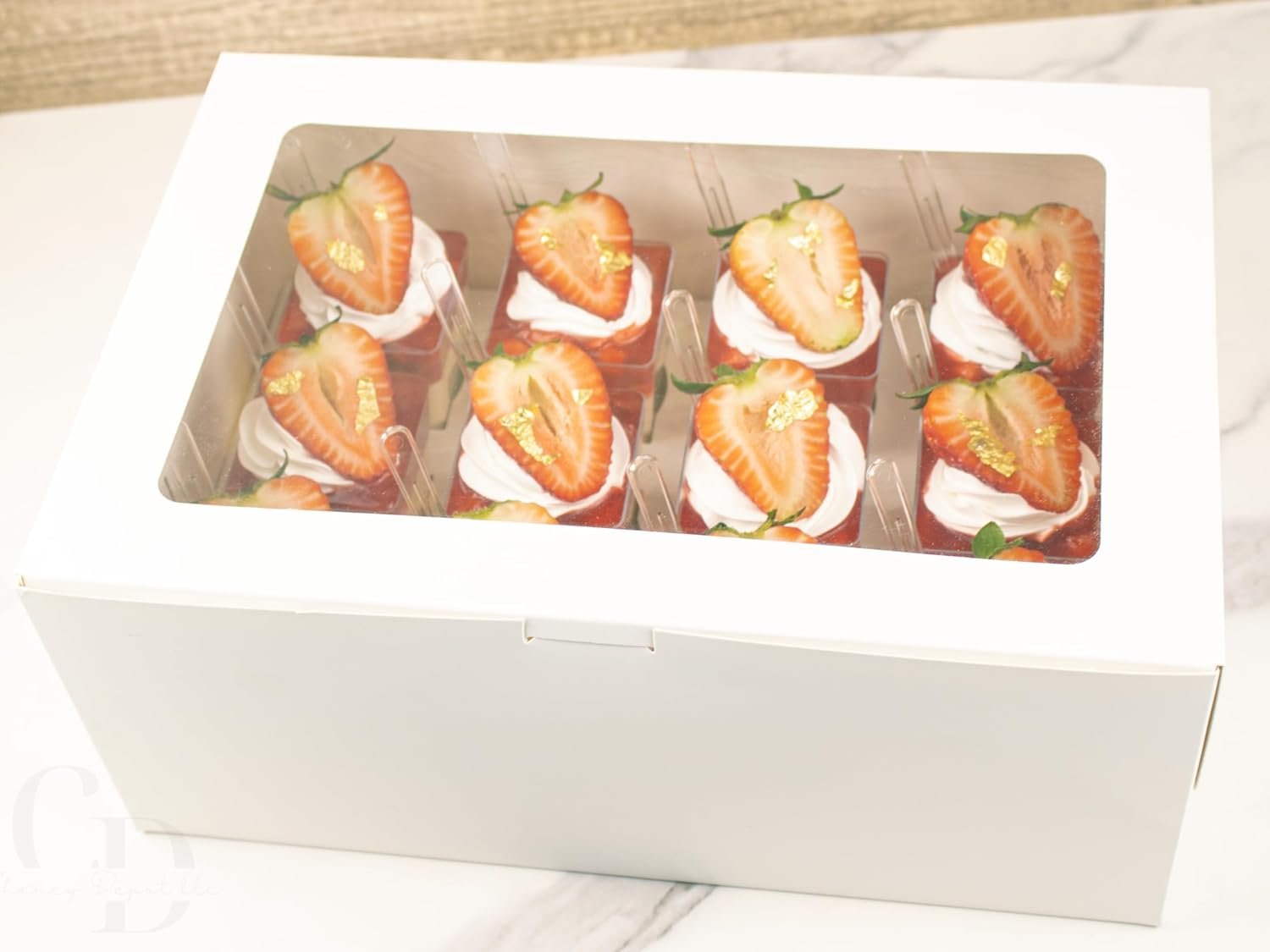 Wholesale 5oz Dessert Shooter Box for 12 Square Round Cups 5-Pack Factory Wholesale 5oz Dessert Shooter Box for 12 Square Round Cups 5-Pack Factory