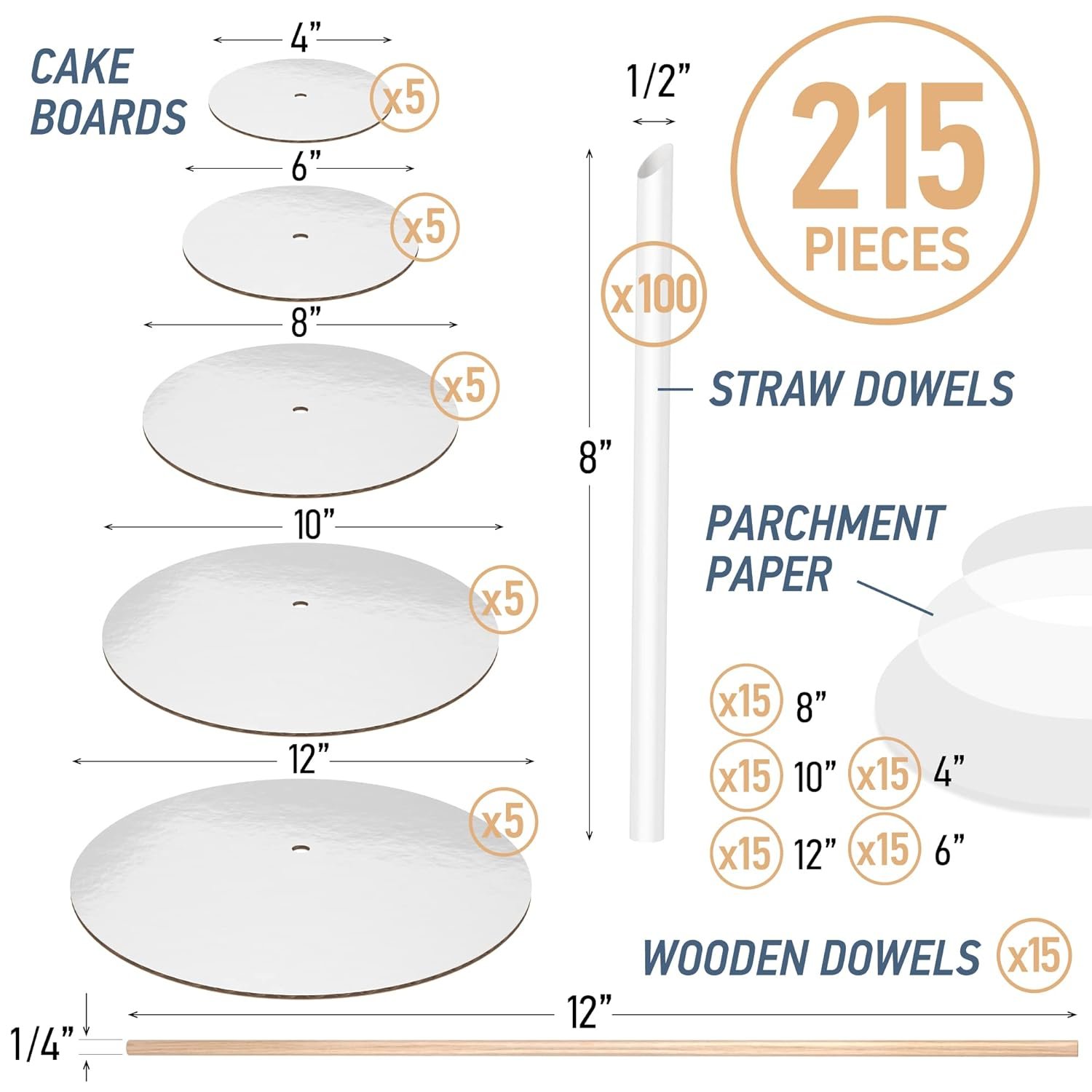 Wholesale Cake Tiering Kit 12
