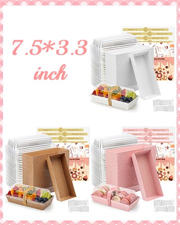 Wholesale 48 Pack 12x8x2.5 Inch Window Cookie Boxes Bakery Treats Christmas Gifts Desserts Donuts Pastries Brown Factory