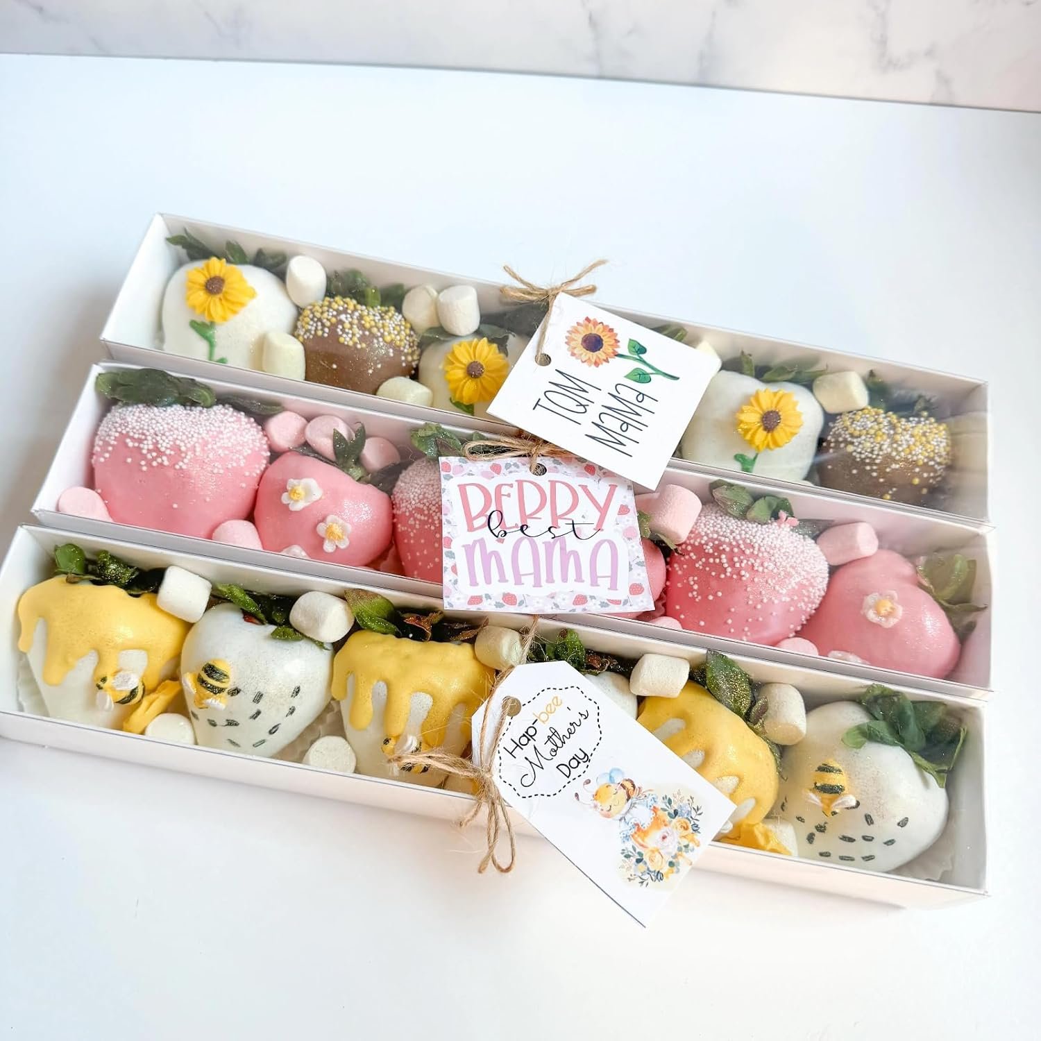 Wholesale 10 Pack 12x2x2 Inch Clear Window Drawer Boxes for Chocolate Covered Strawberries Macarons Cookies Christmas Valentines Mothers Day Factory