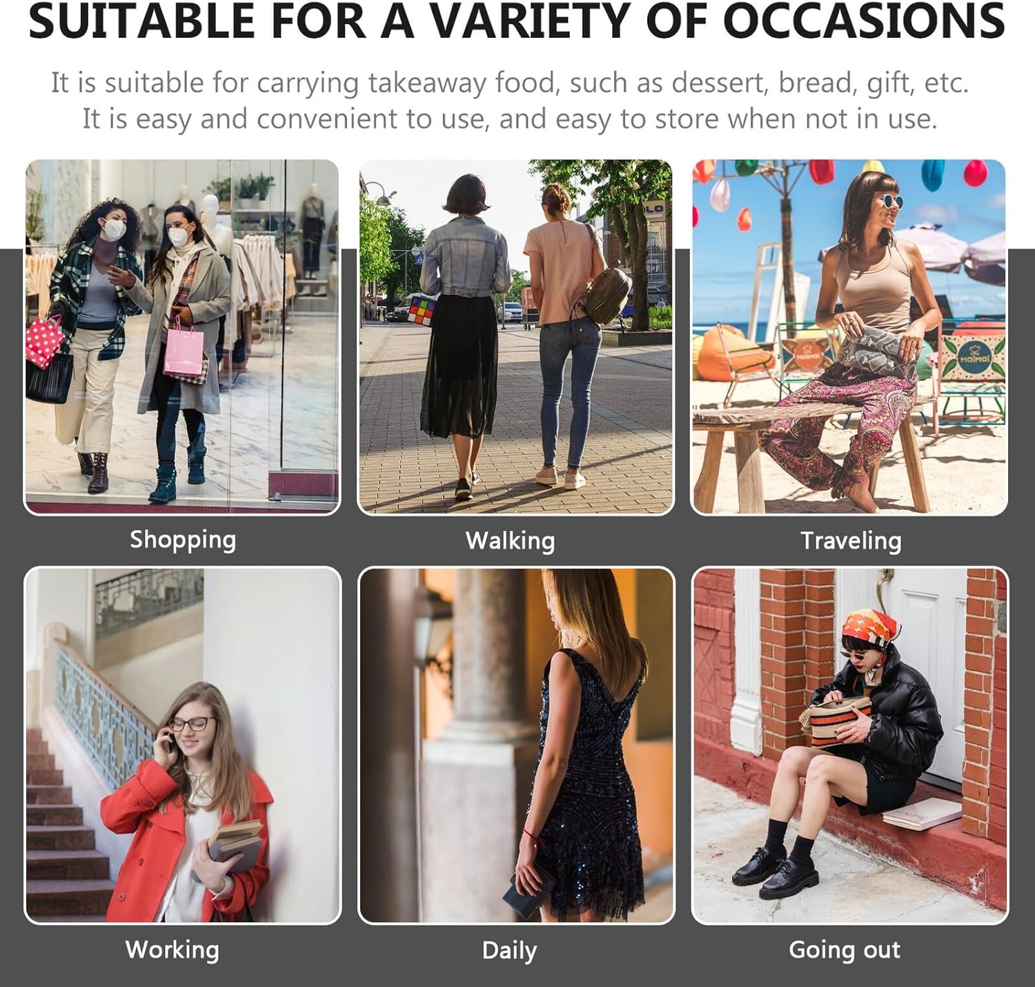 Wholesale Reusable Non-woven Tote Bags with Handles 4pcs Blue for Grocery Shopping Weddings Household Storage Factory