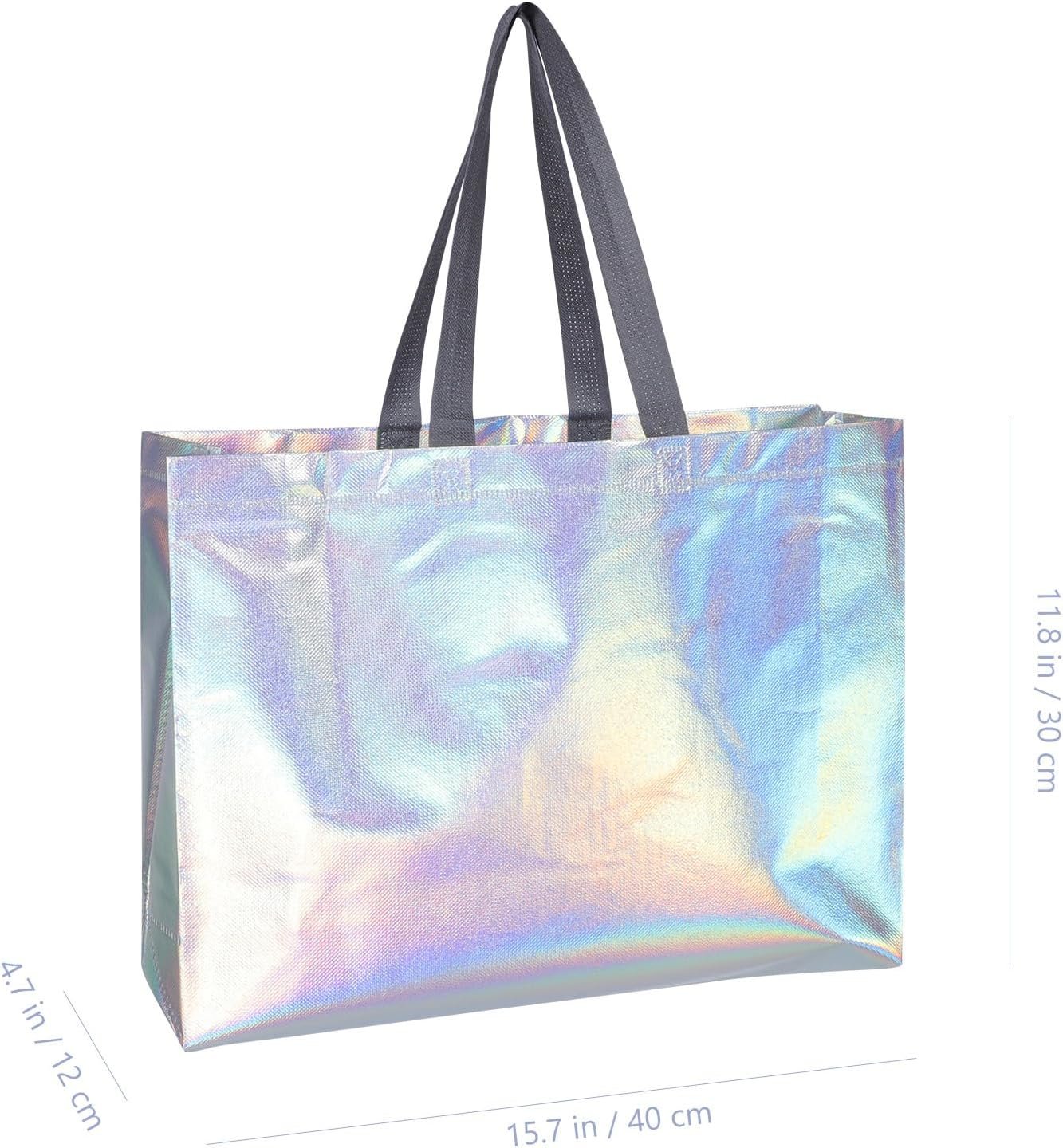 Wholesale Medium Size Reusable Tote Bags with Handles Non-Woven Laminated for Travel and Party Manufacturer