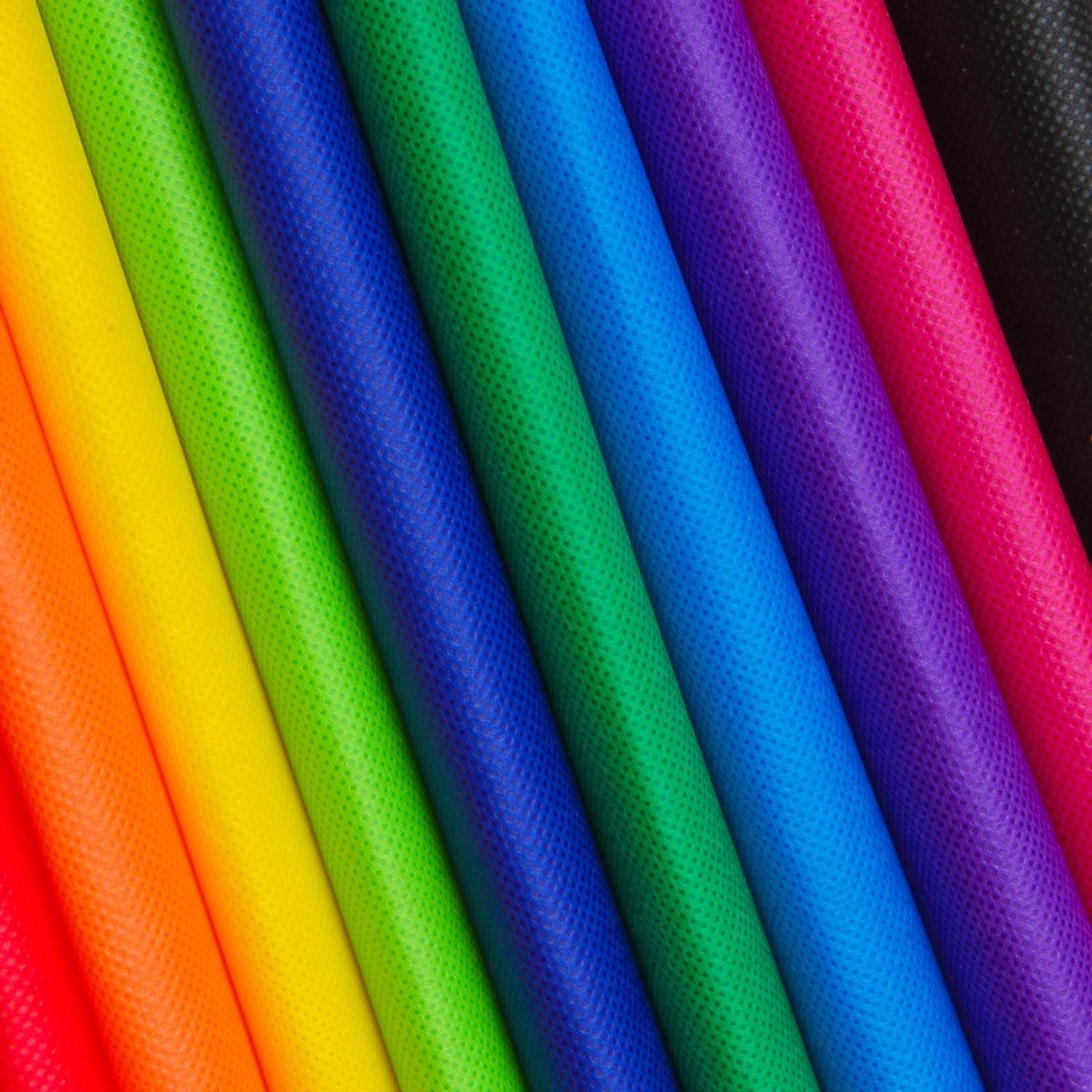 Wholesale 50 Pieces 9.5×11.5 Inch Non-woven Rainbow Party Gift Bags with Handles Goodie Treat Favor Tote Bags for Birthday Supplies Factory Wholesale 50 Pieces 9.5×11.5 Inch Non-woven Rainbow Party Gift Bags with Handles Goodie Treat Favor Tote Bags for Birthday Supplies Factory