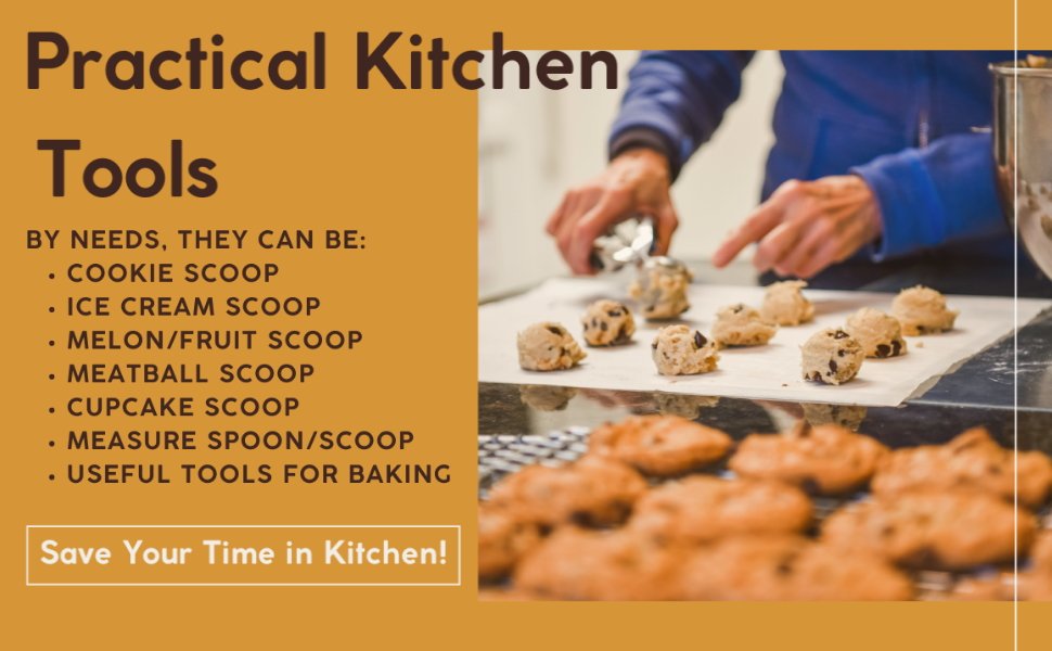 OEM 3-Piece 18/8 Stainless Steel Cookie Ice Cream Scoop Set Trigger Release Non-Slip Grip Baking Dough factory OEM 3-Piece 18/8 Stainless Steel Cookie Ice Cream Scoop Set Trigger Release Non-Slip Grip Baking Dough factory