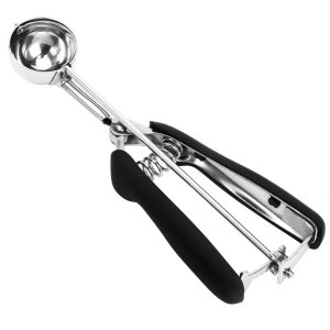 OEM 3-Piece 18/8 Stainless Steel Cookie Ice Cream Scoop Set Trigger Release Non-Slip Grip Baking Dough factory OEM 3-Piece 18/8 Stainless Steel Cookie Ice Cream Scoop Set Trigger Release Non-Slip Grip Baking Dough factory