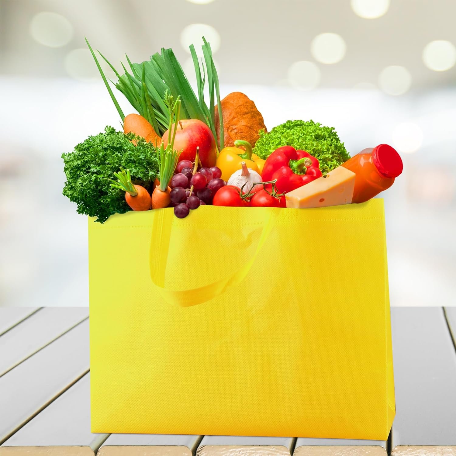 Wholesale 50 Pcs Large Gift Bags with Handles 16 x 6 x 12 Inch Reusable Non-Woven Tote Grocery Shopping Party Favor Bags 10 Colors Factory Wholesale 50 Pcs Large Gift Bags with Handles 16 x 6 x 12 Inch Reusable Non-Woven Tote Grocery Shopping Party Favor Bags 10 Colors Factory