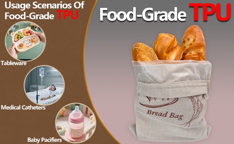 OEM 3-Pack Large 17x13 Inch Linen Bread Bags with Inner Lining for Sourdough Homemade Bread Reusable Fresh-Keeping Storage manufacturer