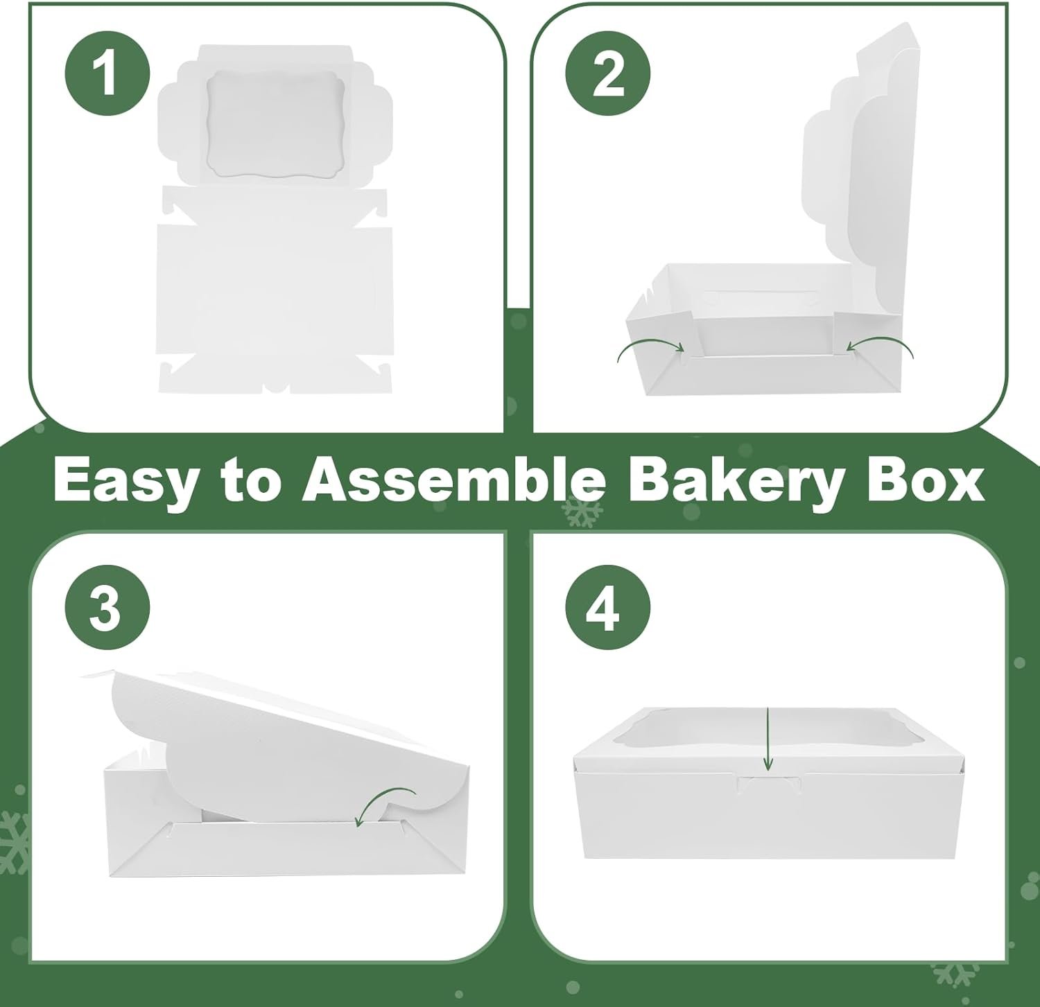 Wholesale 20pcs 8x6x2.5 Inch White Window Bakery Boxes for Cookies Pastries Macarons Donuts Muffins Chocolate Cupcakes Candy Gifts Factory Wholesale 20pcs 8x6x2.5 Inch White Window Bakery Boxes for Cookies Pastries Macarons Donuts Muffins Chocolate Cupcakes Candy Gifts Factory
