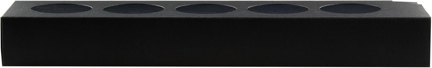 Wholesale 12 Inch Macaron Boxes 100 Pack Holds 5 with Lids Black Paper Gift Packaging Separate Compartments for Gifts Parties Factory