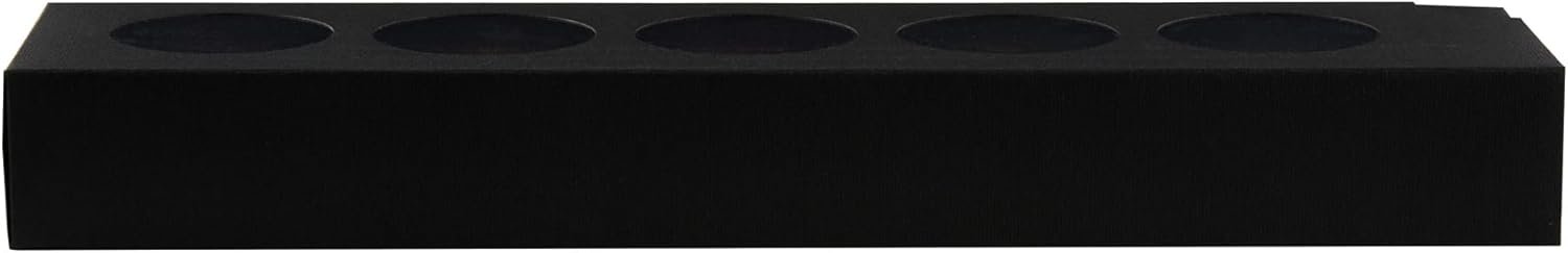 Wholesale 12 Inch Macaron Boxes 100 Pack Holds 5 with Lids Black Paper Gift Packaging Separate Compartments for Gifts Parties Factory