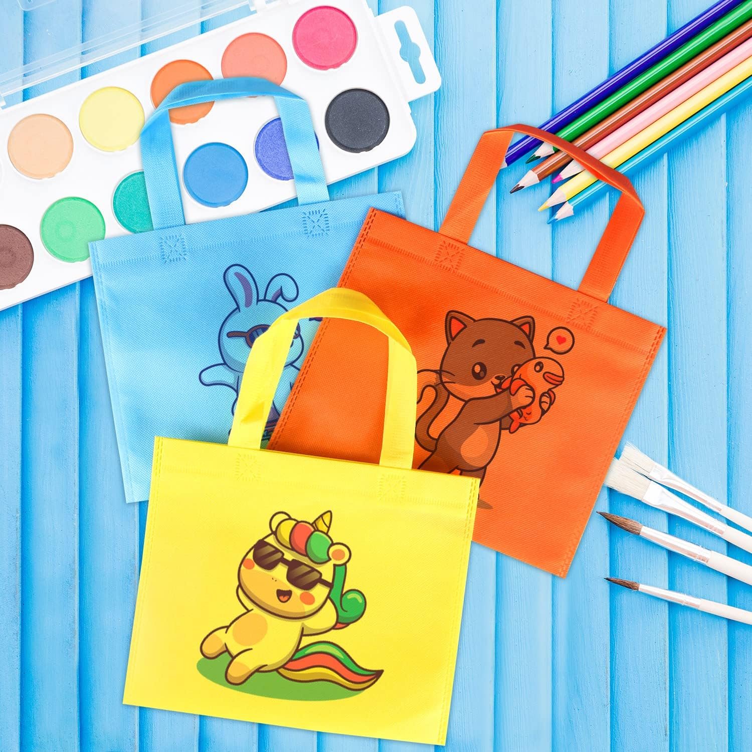 Wholesale 60 Pieces Non-Woven Tote Gift Bags with Handles 10 Colors Party Favor Bags for Baby Shower Birthday Rainbow Supplies Factory Wholesale 60 Pieces Non-Woven Tote Gift Bags with Handles 10 Colors Party Favor Bags for Baby Shower Birthday Rainbow Supplies Factory