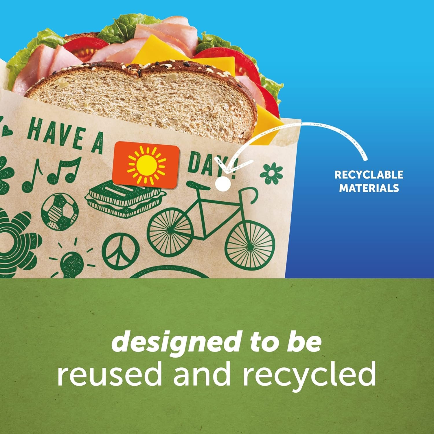 Wholesale Recyclable Sealable Paper Sandwich Snack Bags Fun Designs 50 Count Factory Wholesale Recyclable Sealable Paper Sandwich Snack Bags Fun Designs 50 Count Factory