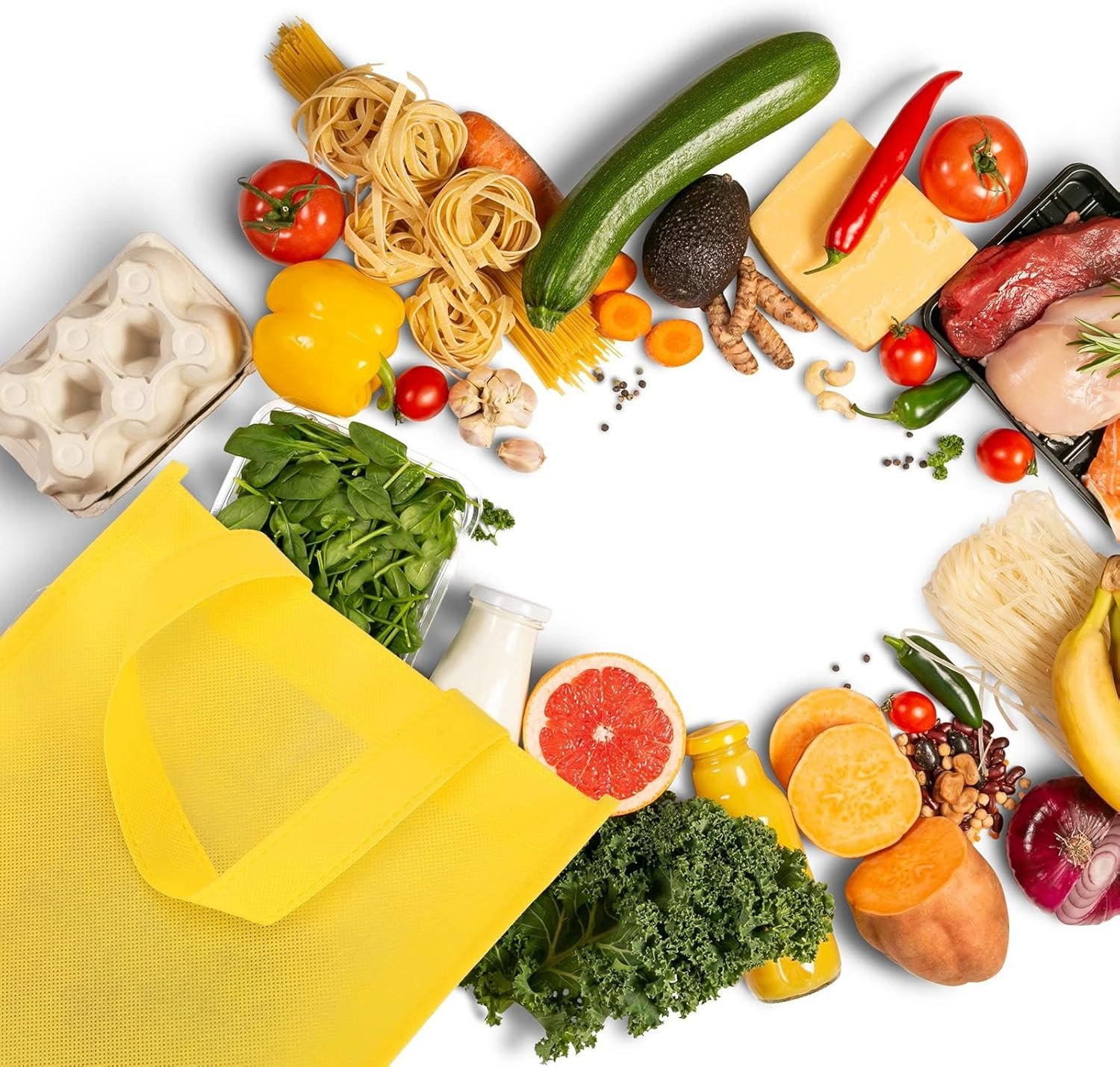 Wholesale 100 Pcs Large Non Woven Reusable Tote Bags Multi Color Foldable Fabric Shopping Grocery Gift Party Favor with Handles 14 x 10 x 4 Inches Factory Wholesale 100 Pcs Large Non Woven Reusable Tote Bags Multi Color Foldable Fabric Shopping Grocery Gift Party Favor with Handles 14 x 10 x 4 Inches Factory