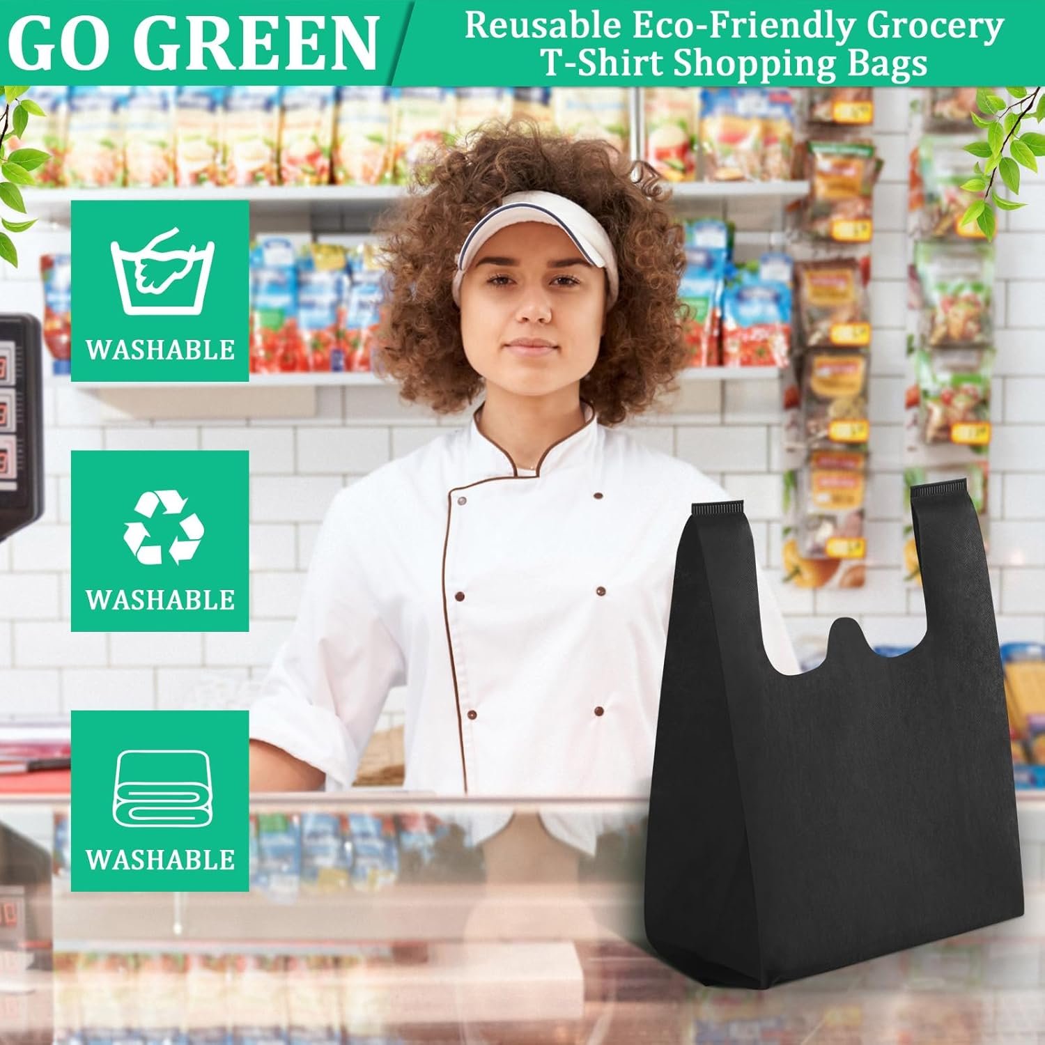 Wholesale Reusable Non-Woven Grocery T-Shirt Shopping Bags 10 x 18 x 5 Inch Foldable Tote with Handle Bulk for Party Gifts Factory