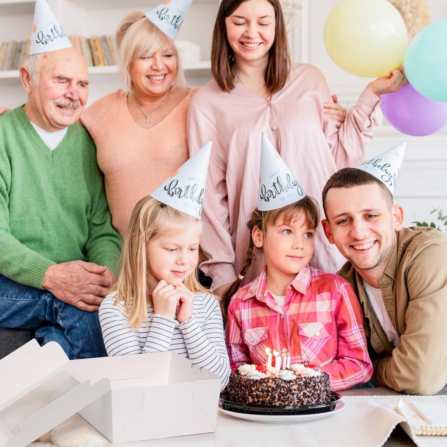 Wholesale 26pcs 8x8x4 Inch White Cake Bakery Boxes with Windows for Pastries Cupcakes Cookies Pies Muffins Donuts Factory Wholesale 26pcs 8x8x4 Inch White Cake Bakery Boxes with Windows for Pastries Cupcakes Cookies Pies Muffins Donuts Factory