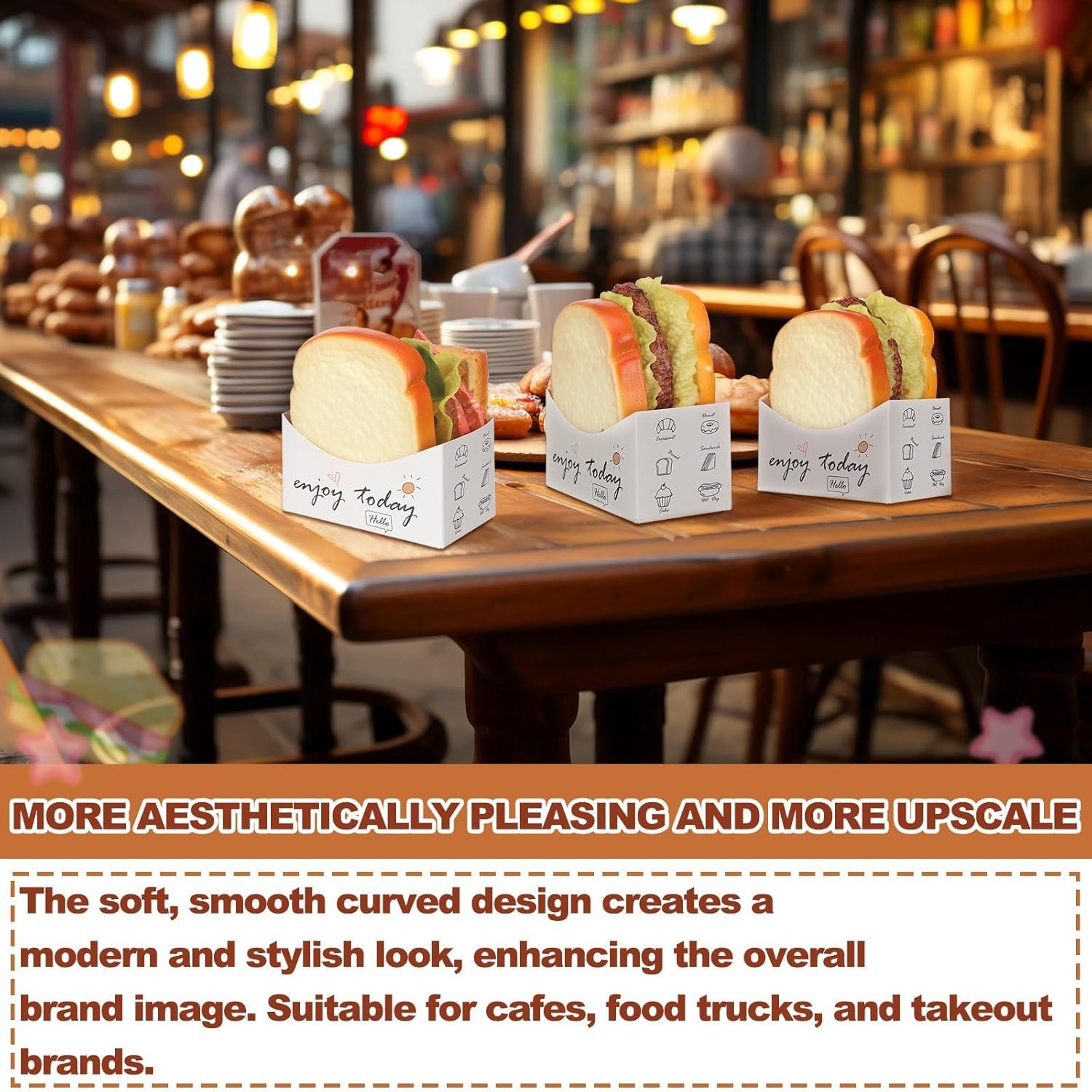 Wholesale 100 Pack Foldable Paper Sandwich Boxes 5 Wholesale 100 Pack Foldable Paper Sandwich Boxes 5