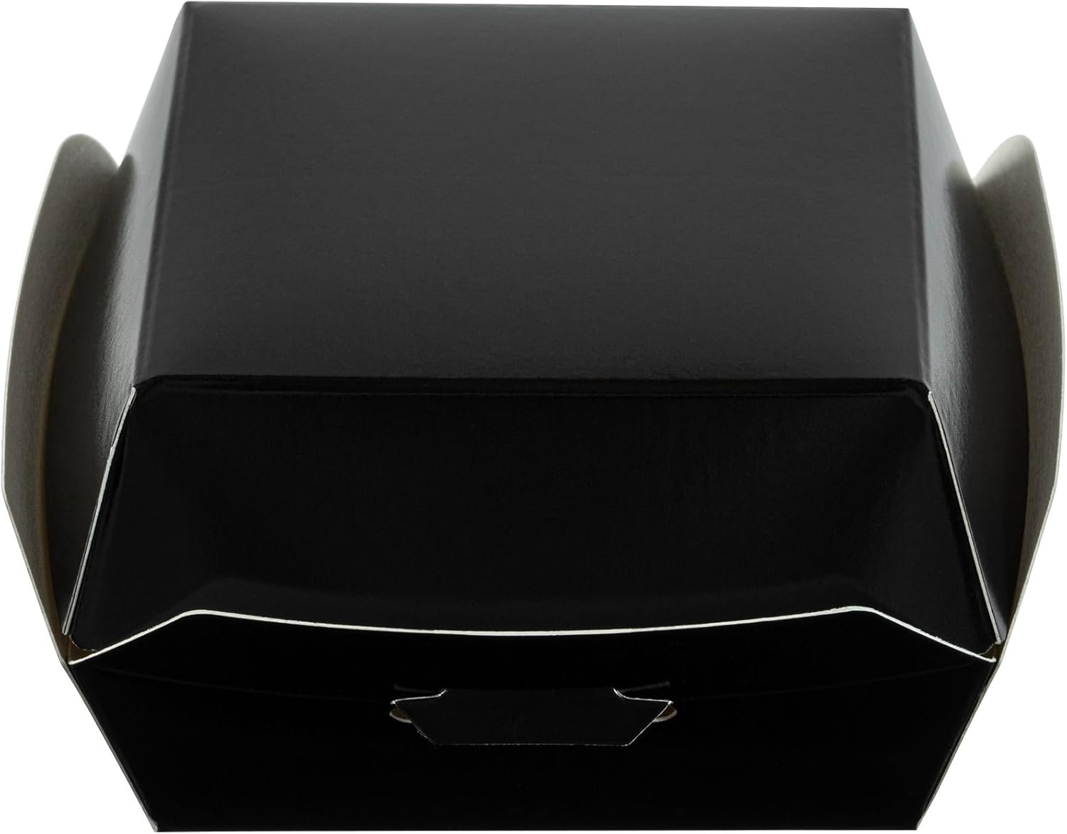 Wholesale 2.8 x 2.8 x 2 Inch Mini Burger Clamshell Containers 100 Pack Hinged Lid Disposable Black Paper Takeout Boxes for Appetizers Desserts Sliders Finger Foods Factory Wholesale 2.8 x 2.8 x 2 Inch Mini Burger Clamshell Containers 100 Pack Hinged Lid Disposable Black Paper Takeout Boxes for Appetizers Desserts Sliders Finger Foods Factory