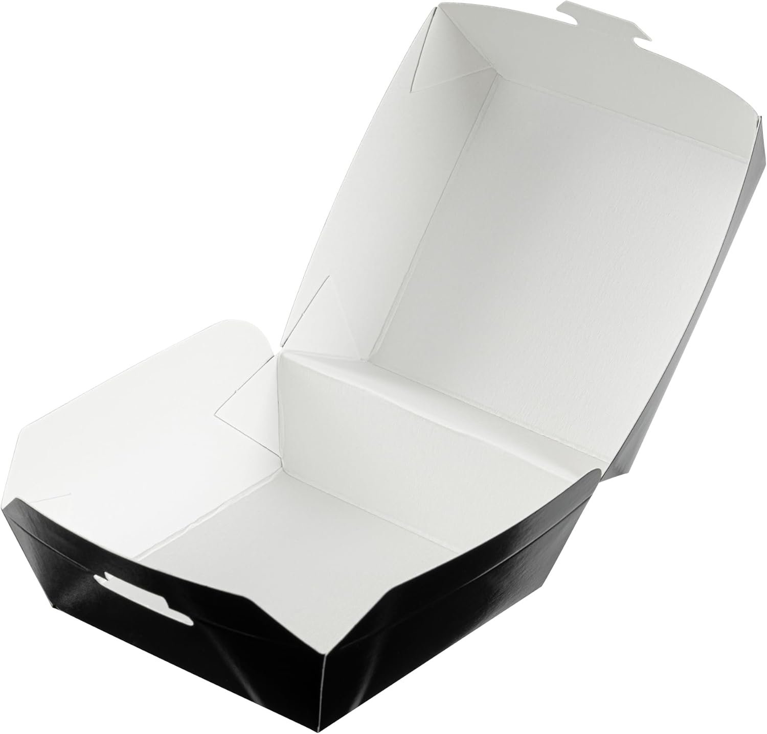 Wholesale 2.8 x 2.8 x 2 Inch Mini Burger Clamshell Containers 100 Pack Hinged Lid Disposable Black Paper Takeout Boxes for Appetizers Desserts Sliders Finger Foods Factory Wholesale 2.8 x 2.8 x 2 Inch Mini Burger Clamshell Containers 100 Pack Hinged Lid Disposable Black Paper Takeout Boxes for Appetizers Desserts Sliders Finger Foods Factory