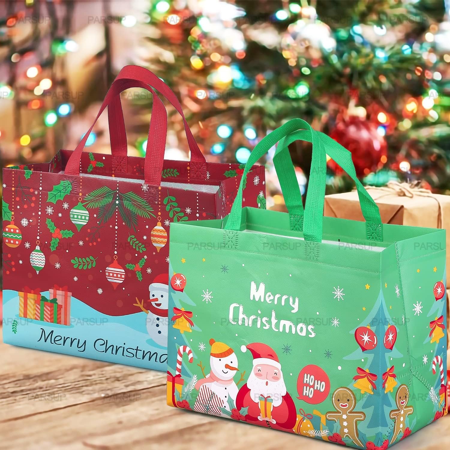 Wholesale 8PCS Non-Woven Christmas Gift Bags with Handles for Wrapping Shopping Treat Totes Xmas Party Supplies Factory Wholesale 8PCS Non-Woven Christmas Gift Bags with Handles for Wrapping Shopping Treat Totes Xmas Party Supplies Factory