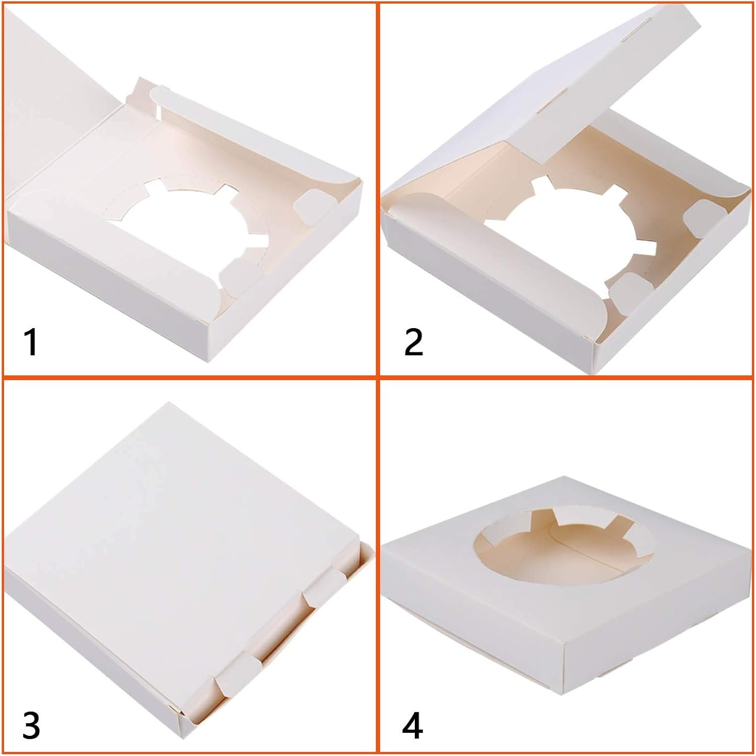 Wholesale 30 Pack Individual Cupcake Boxes with Handles Clear Plastic Inserts Single Favor Containers Factory