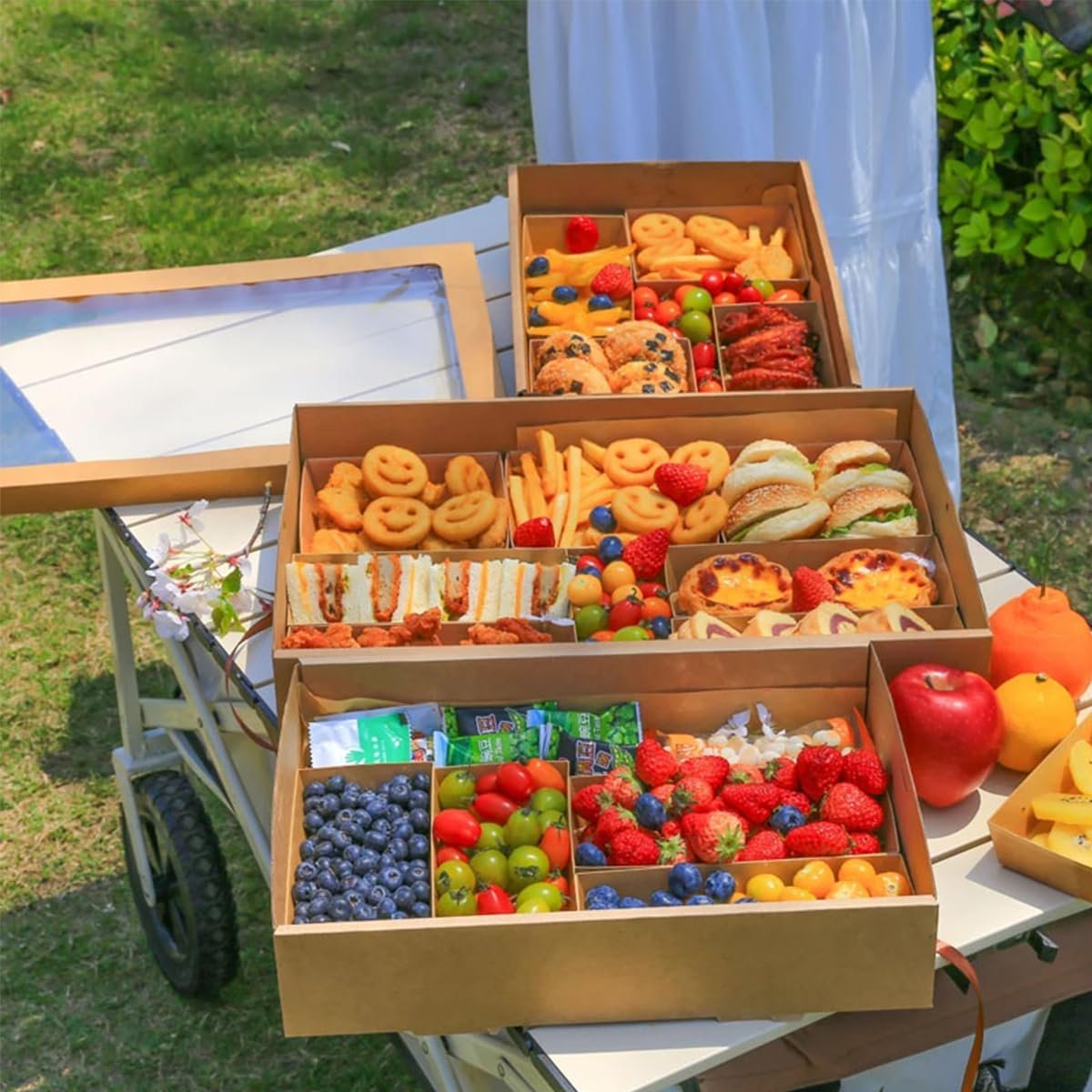 Wholesale 10 Pack 11.8x7.87x3.15 Inch Large Bakery Boxes with Window Cardboard Cookie Pastry Containers for Pies Cakes Muffins Pastries Factory