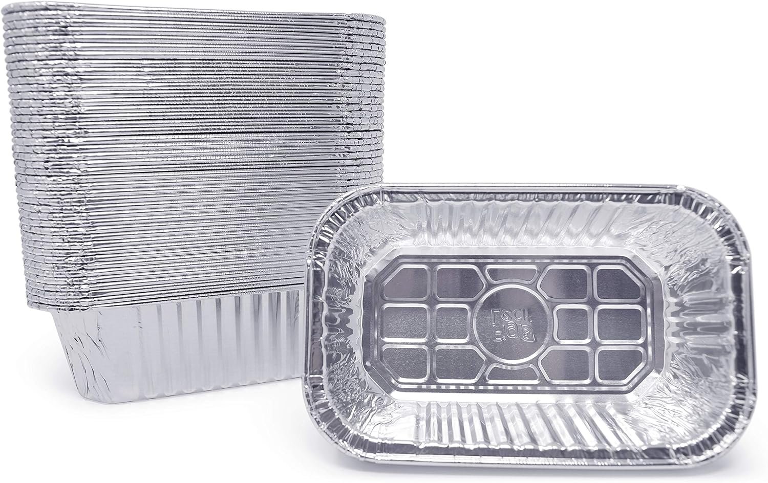 (100 Pack) Premium 1-LB Bread Loaf Baking Pans l Mini 6" x 3.7" x 2" l Extra-Heavy Duty l Disposable Aluminum Foil Oven Safe Sturdy 1-Pound Small Bread Tin