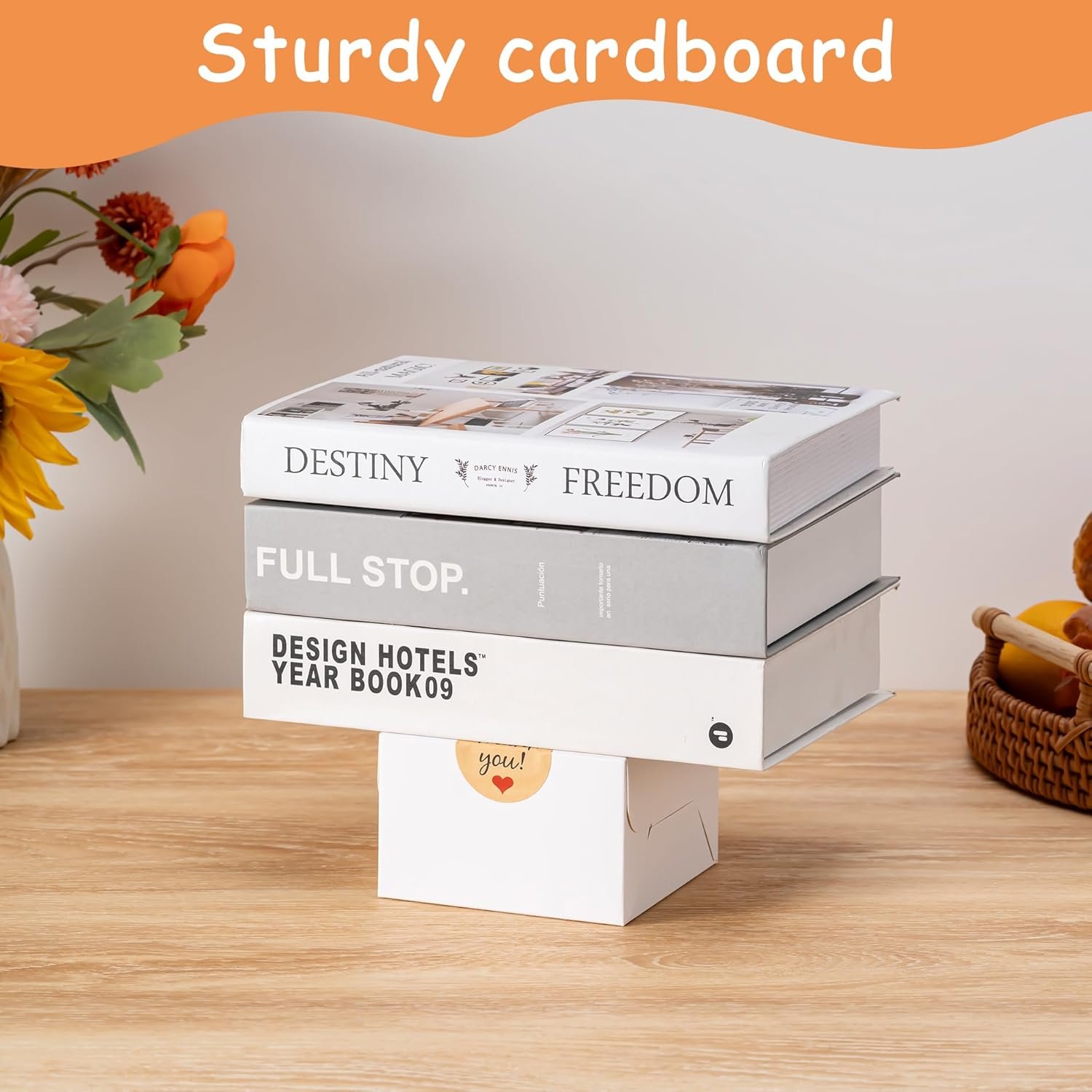 Wholesale 50pcs 4x4x2.5 Inch White Cookie Boxes with Window and Stickers for Bakery Desserts Candy Chocolate Strawberries Mini Cakes Factory