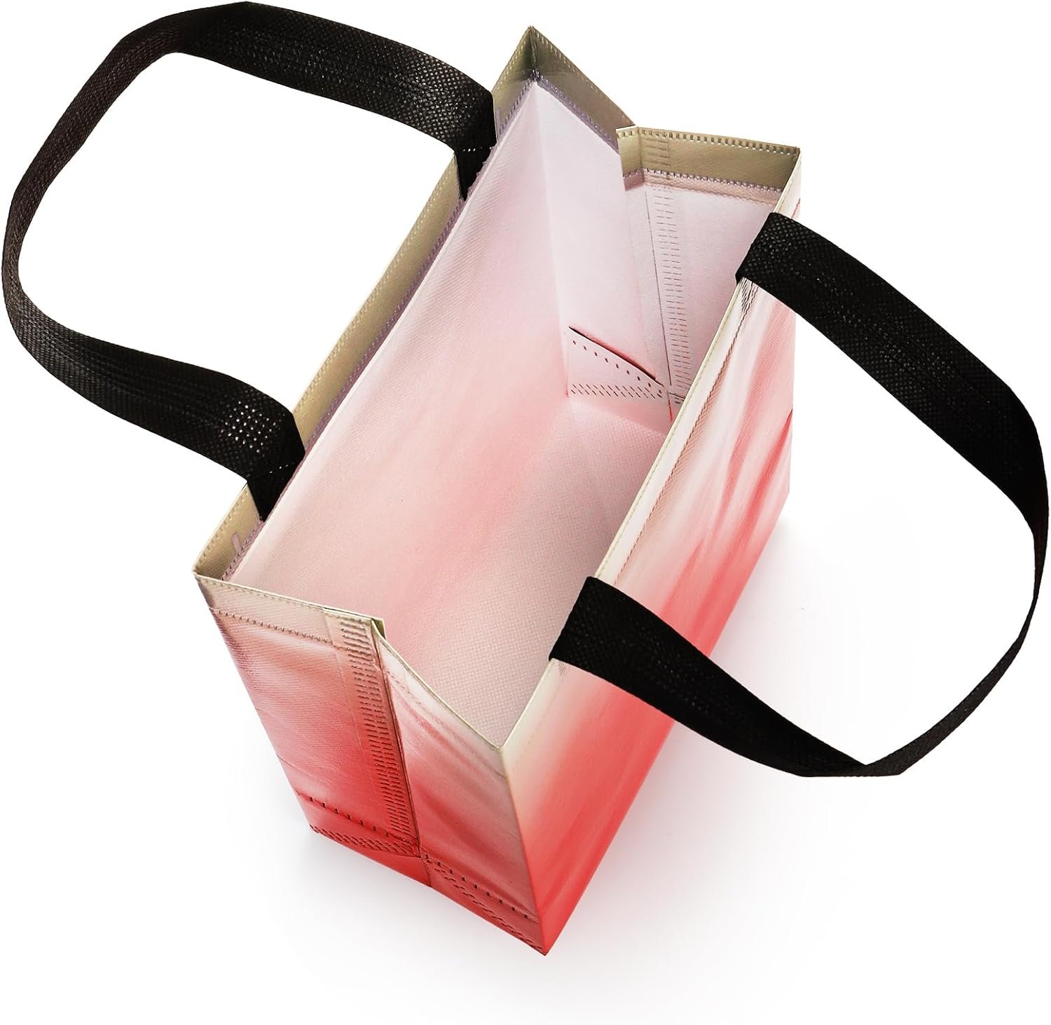 Wholesale 60 Pack 10 x 8 Inch Glossy Reusable Non-Woven Tote Shopping Bags with Handles for Grocery Gifts Party Favors Weddings Birthdays Bridal Showers in 6 Gradient Colors Factory Wholesale 60 Pack 10 x 8 Inch Glossy Reusable Non-Woven Tote Shopping Bags with Handles for Grocery Gifts Party Favors Weddings Birthdays Bridal Showers in 6 Gradient Colors Factory