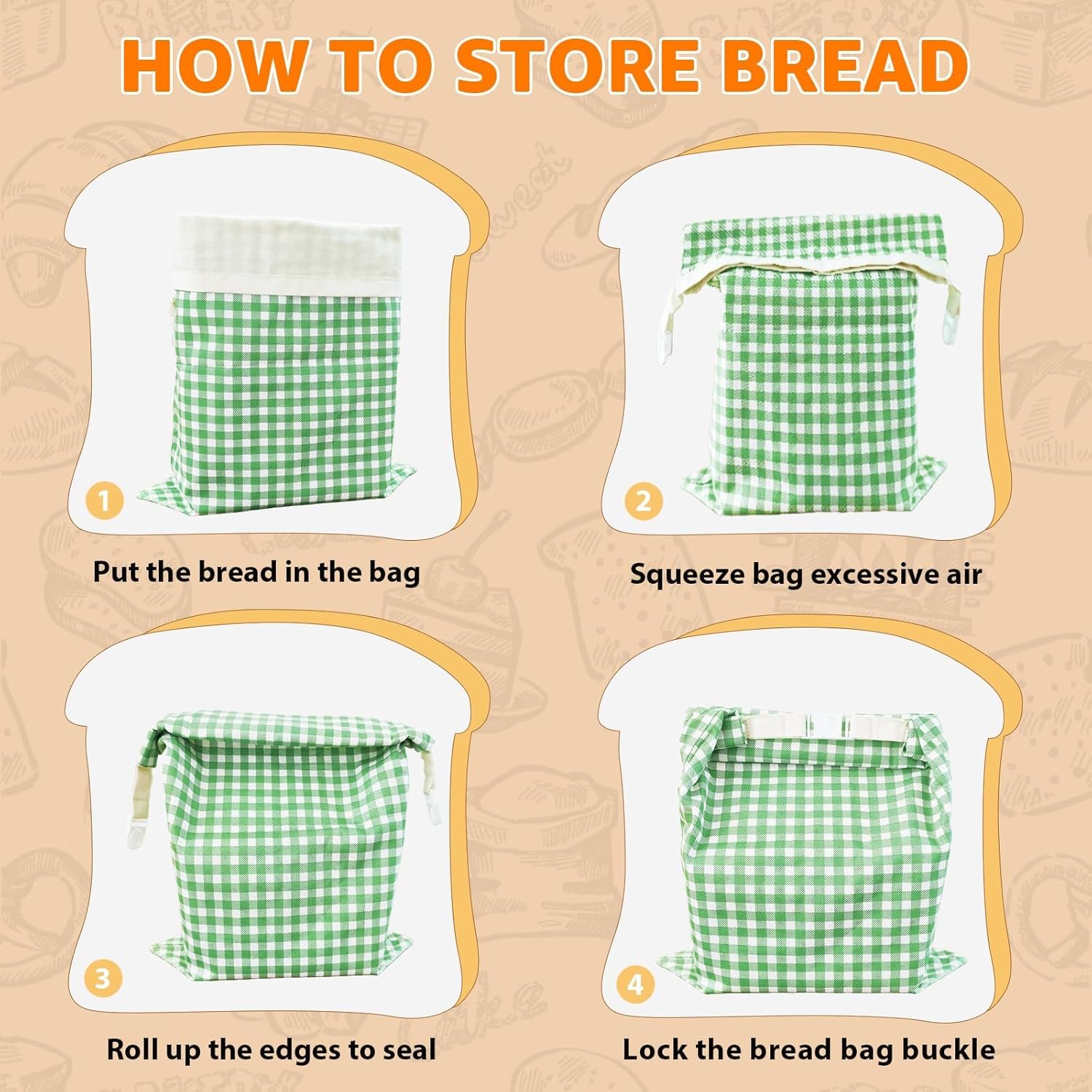 Wholesale Large Beeswax Bread Bags 13