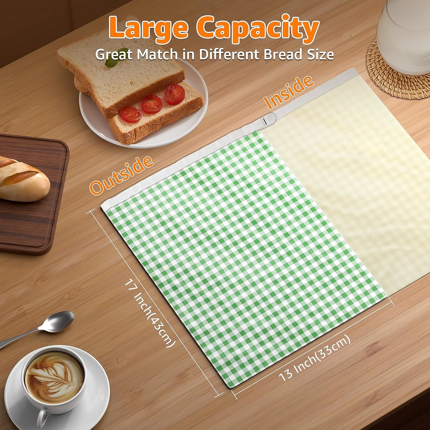 Wholesale Large Beeswax Bread Bags 13