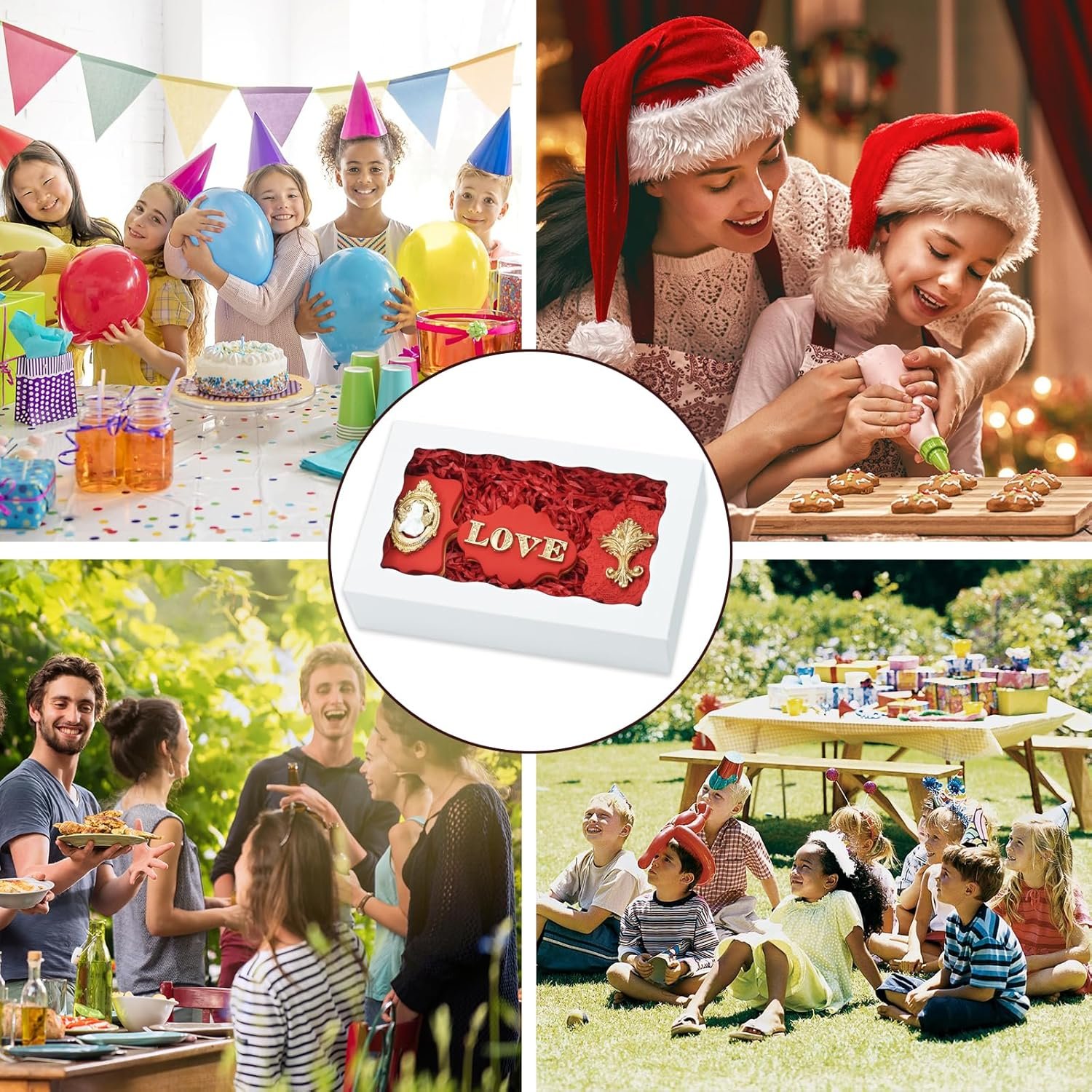 Wholesale 20pcs 8x5x2 Inch Window Bakery Boxes for Chocolate Covered Strawberries Macarons Pastries Treats Desserts White Factory